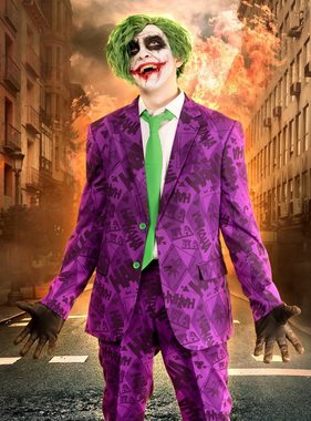Metamorph Kostüm-Perücke Joker Perücke Heath, Hochwertige, grüne Perücke des Clowns aus dem neueren Kinofilm