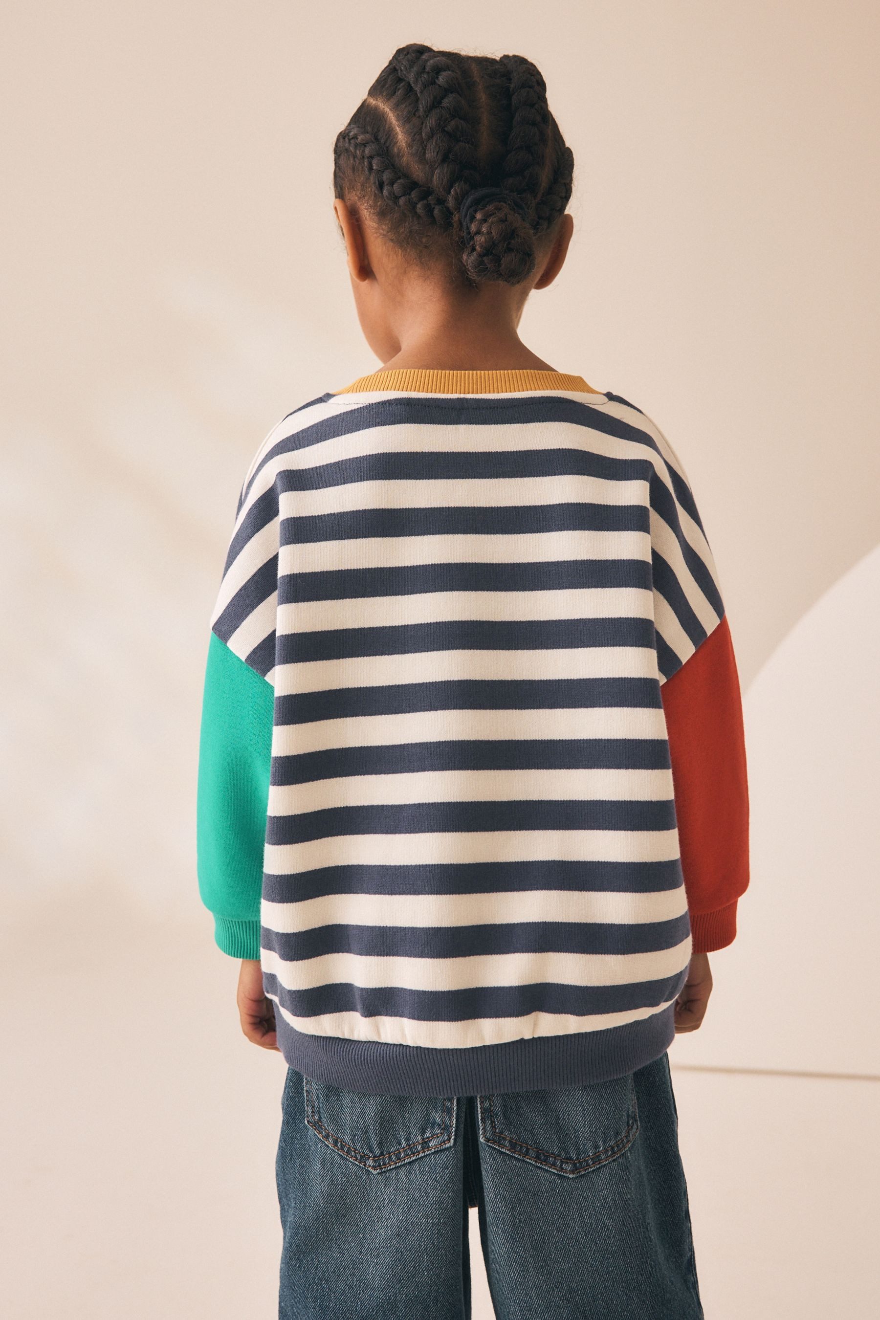 Next Sweater Rundhals-Sweatshirt mit Print (1-tlg) – Bild 2 von 5