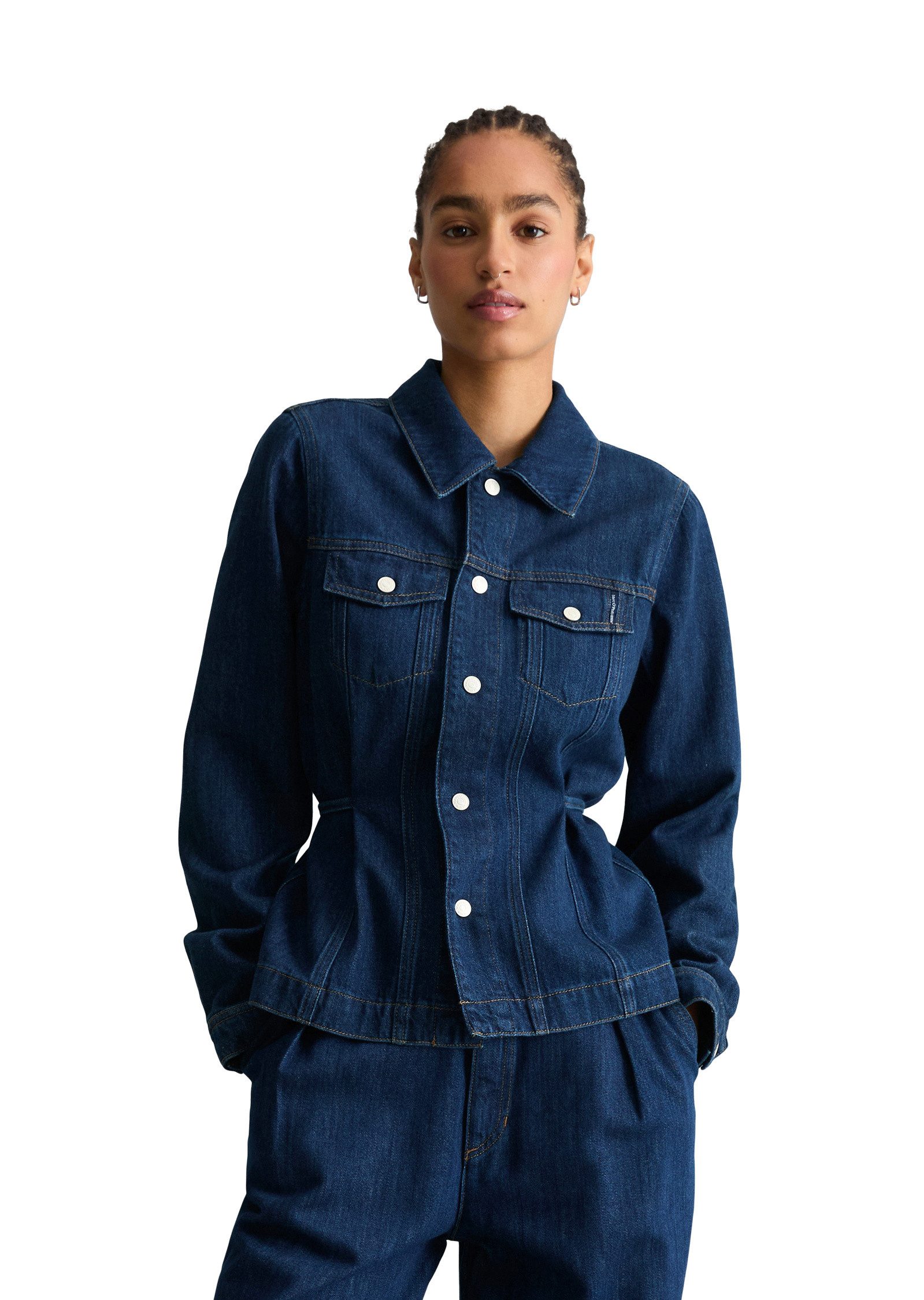 Marc O'Polo DENIM Kurzjacke made with Orange Fiber