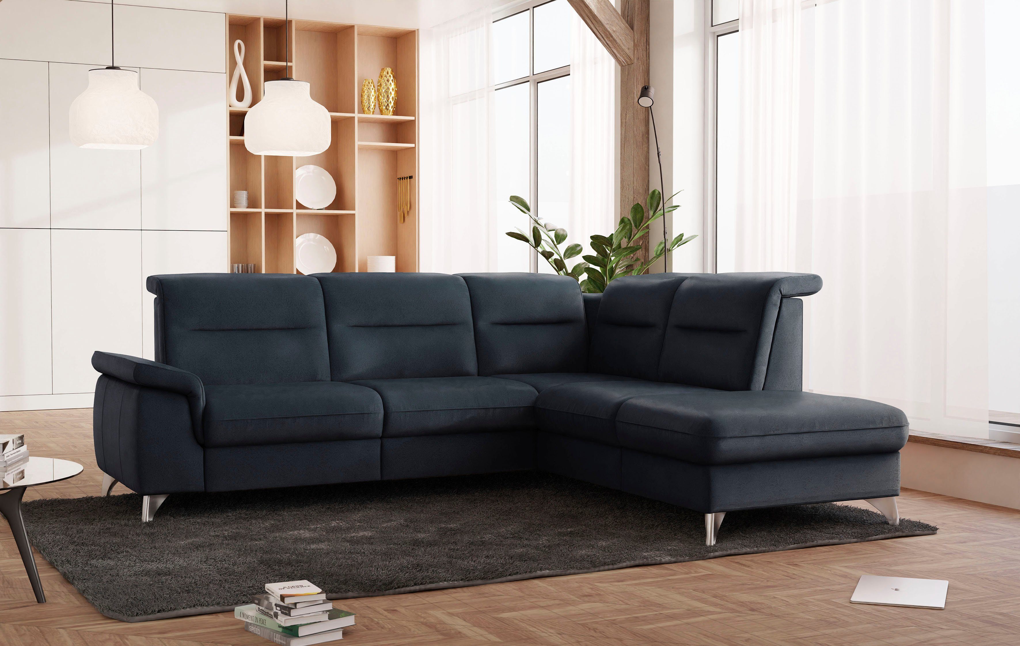 sit&more Ecksofa Astoria, wahlweise mit motorischer Relaxfunktion