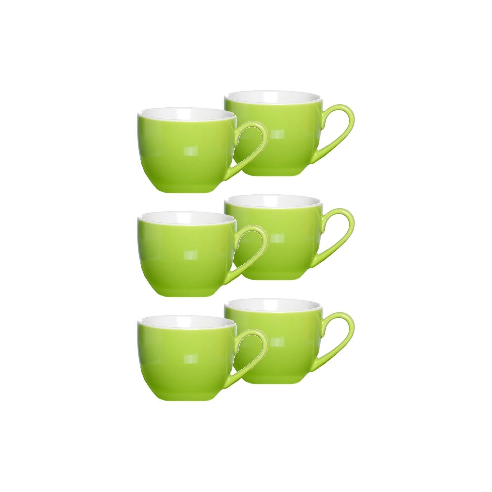 Espressotasse Doppio Espressotassen 80 ml 6er Set