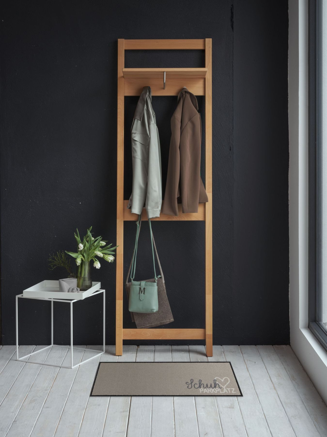 Salonloewe Läufer Läufer klein 30x100 Schuhparkplatz pur taupe, Läufer klei günstig online kaufen