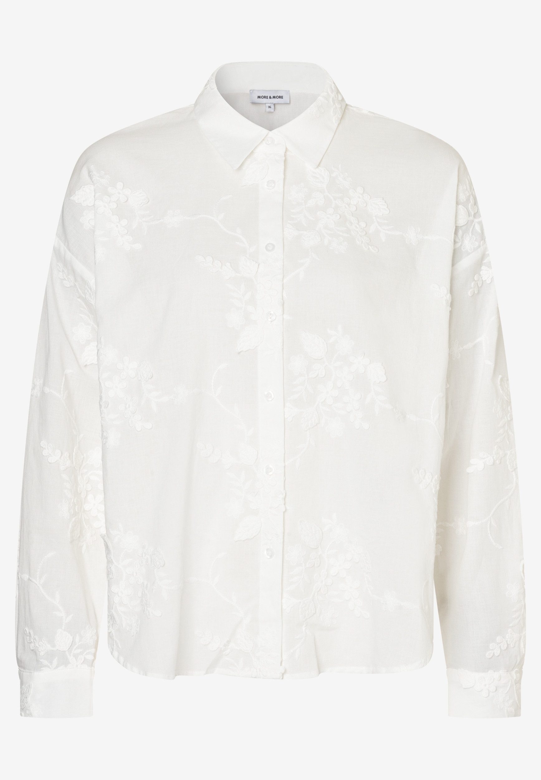 MORE&MORE Hemdbluse Embellished Shirt Bl günstig online kaufen