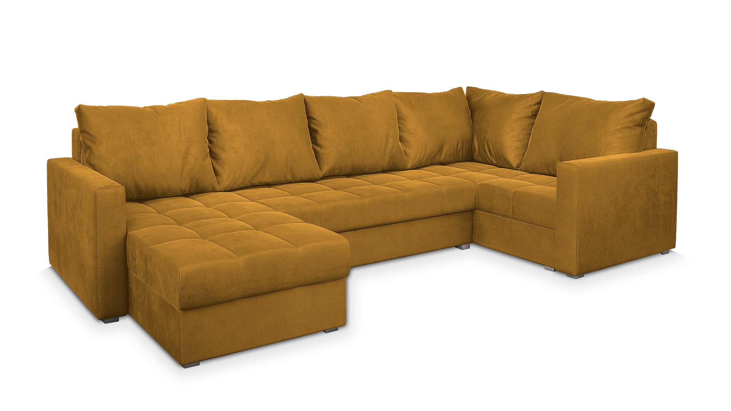 Masseno Ecksofa LORIVO mit Schlaffunktion U-Form, günstig online kaufen
