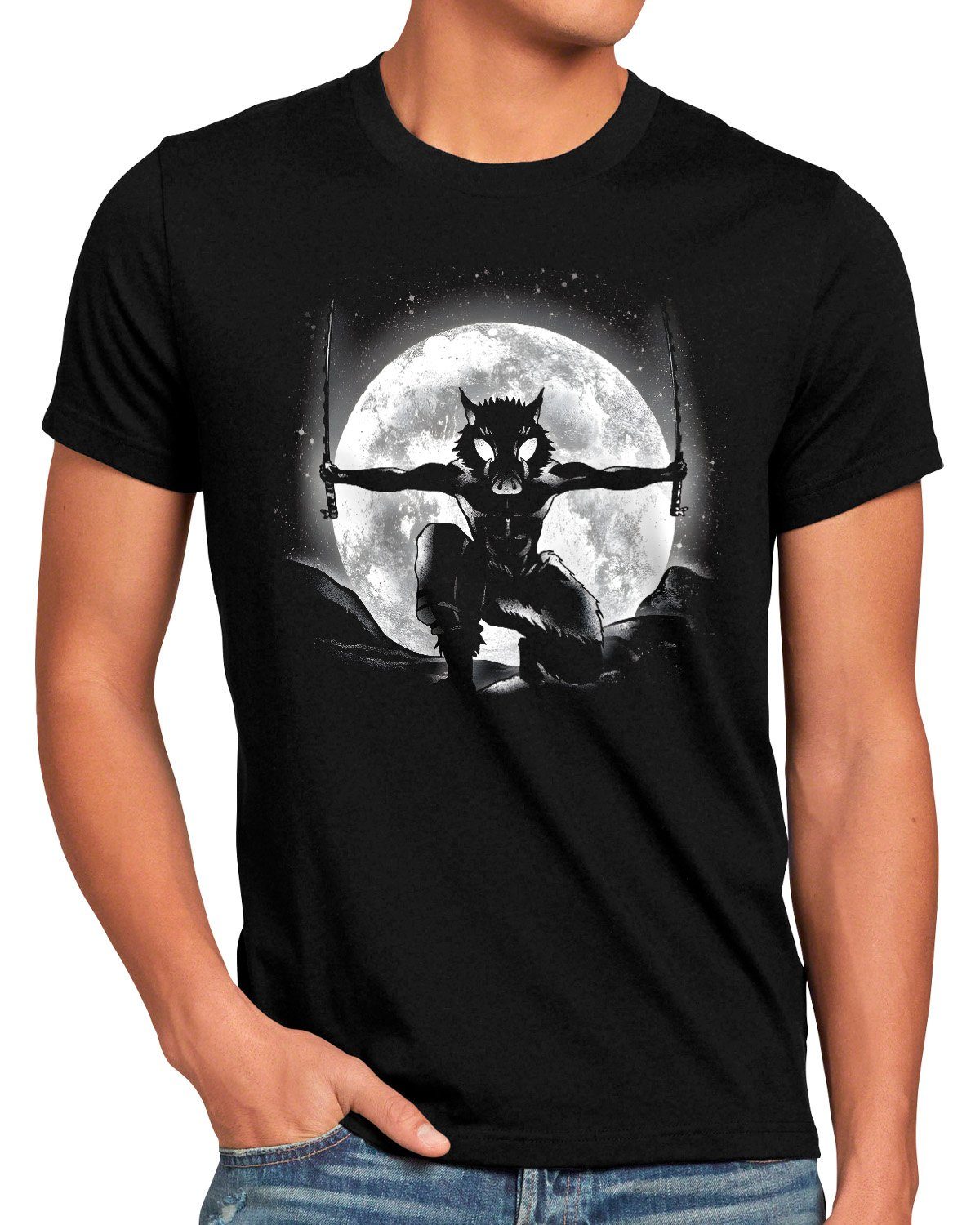 style3 Print-Shirt demon anime japan manga slayer