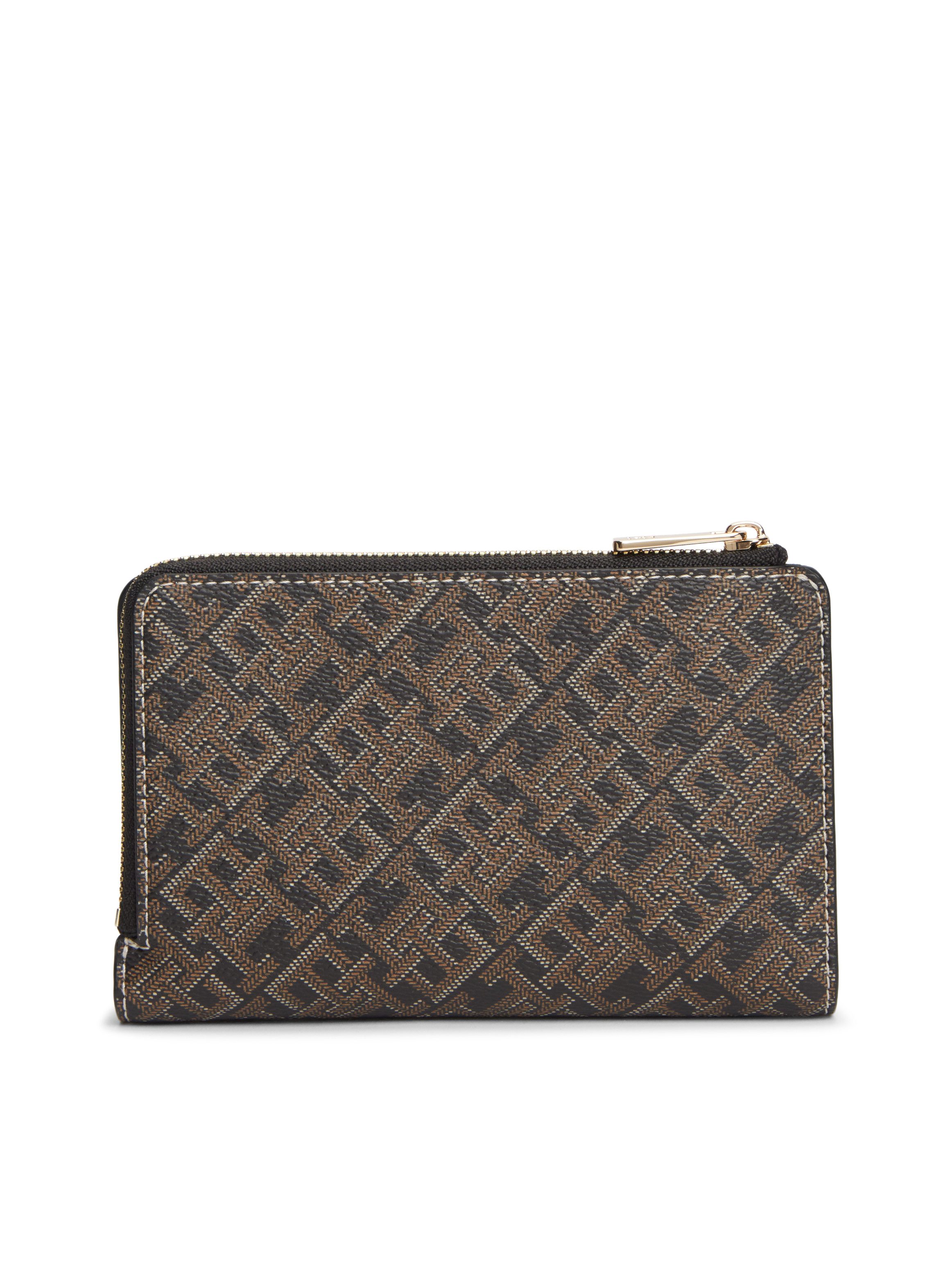 Tommy Hilfiger Geldbörse TH ICON BIFOLD WALLET MONOPLAY, Damen Geldbeutel, Portemonnaie mit TH-Schmucklogo