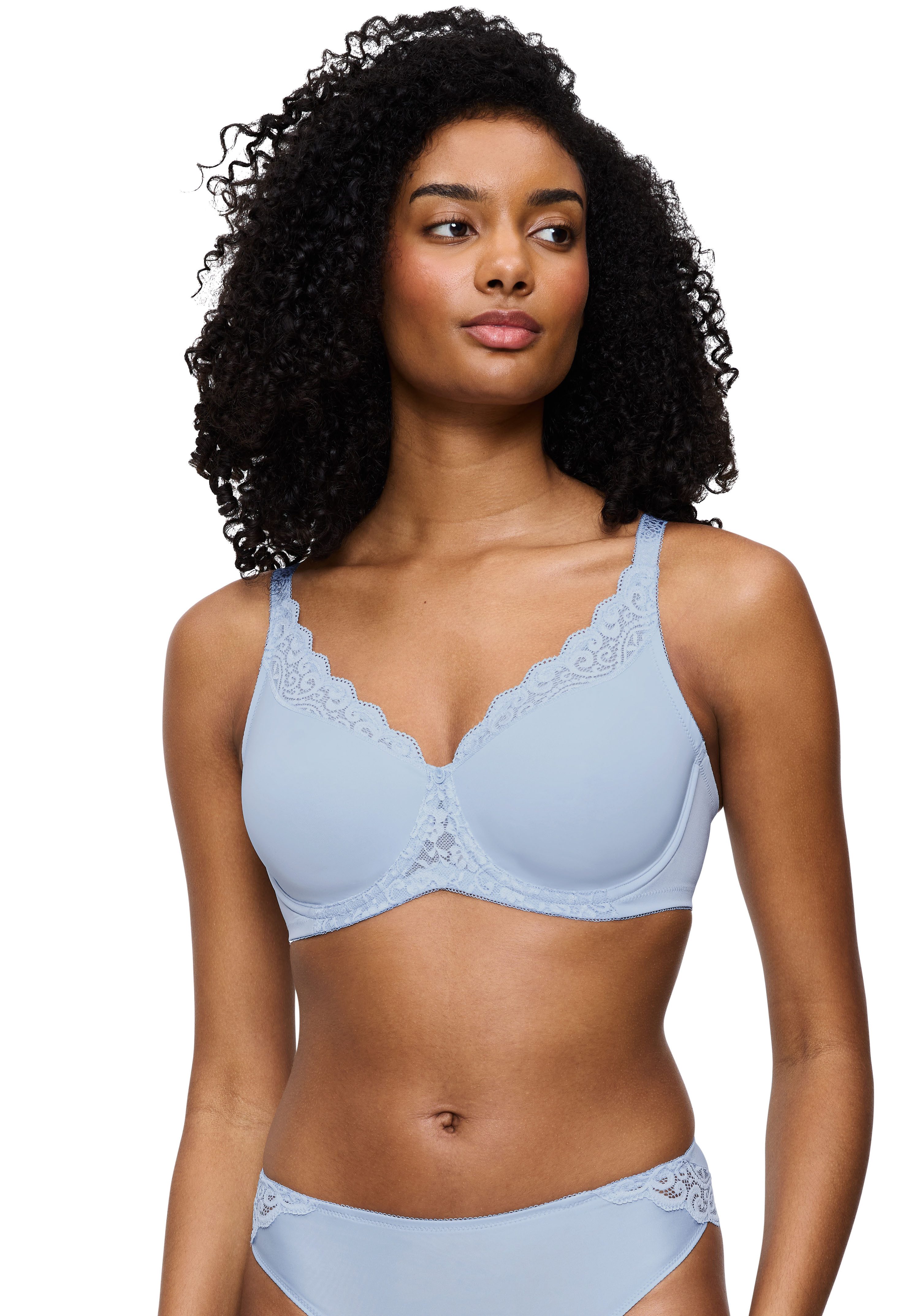 Triumph Minimizer-BH Amourette verkleinert die Brust optisch, Spitzenakzente