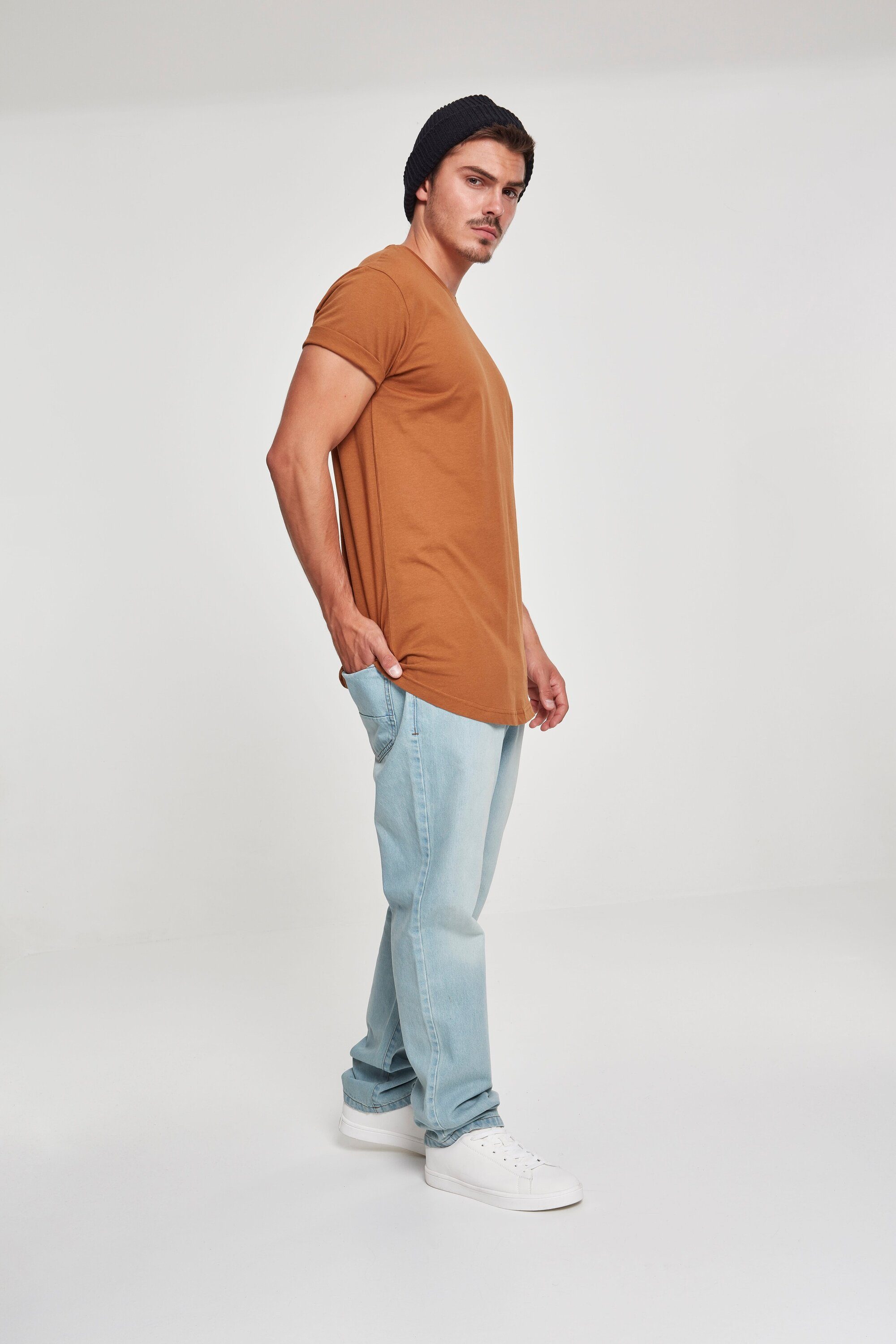 toffee Tee CLASSICS Shaped Long Kurzarmshirt (1-tlg) URBAN Herren