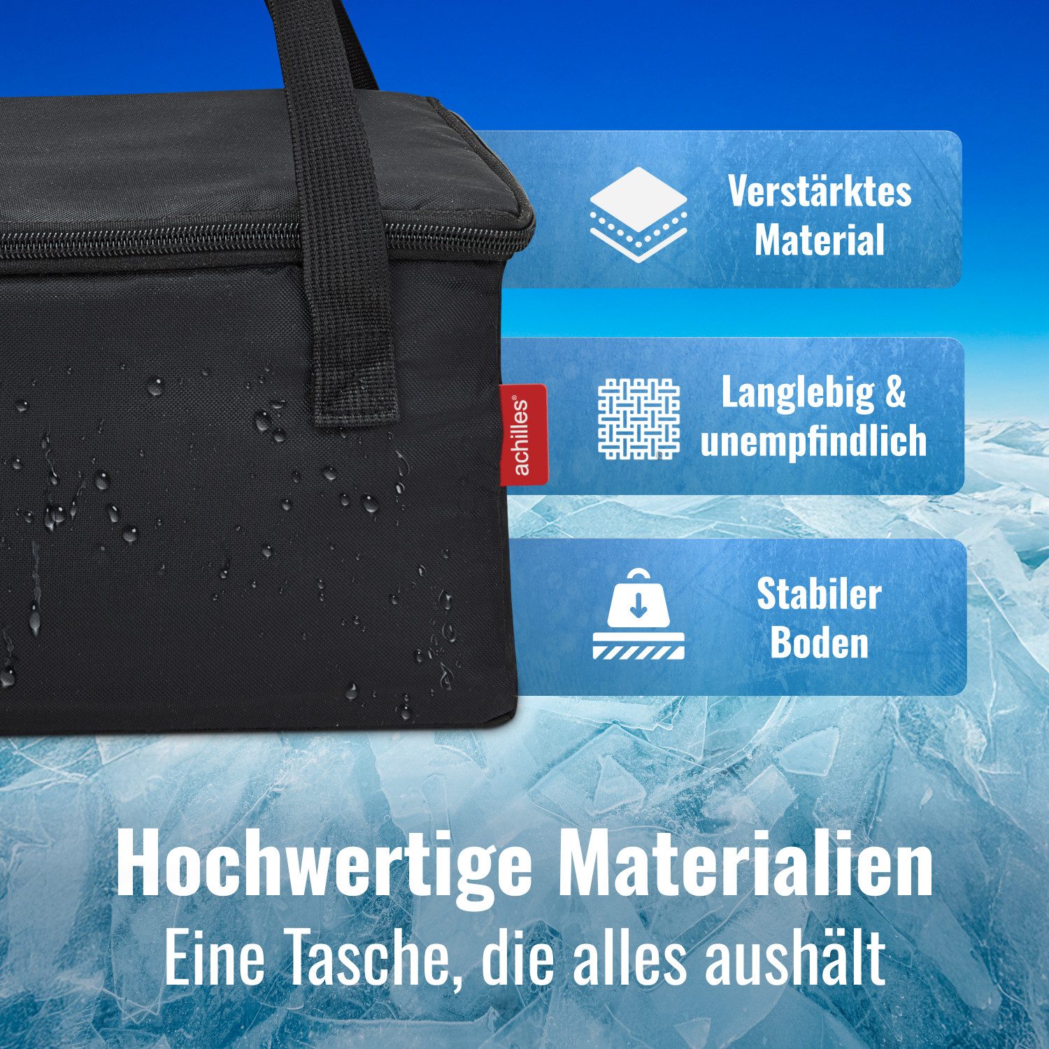 achilles Klappbox achilles Kühltasche für Beifahrer-Organizer Kühleinsatz für Rücksitz, 8 l – Bild 5 von 5
