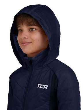 TCA Trainingspullover TCA Jungen Laufjacke wasserabweisend - Dunkelblau, 6-8 Jahre (1-tlg)