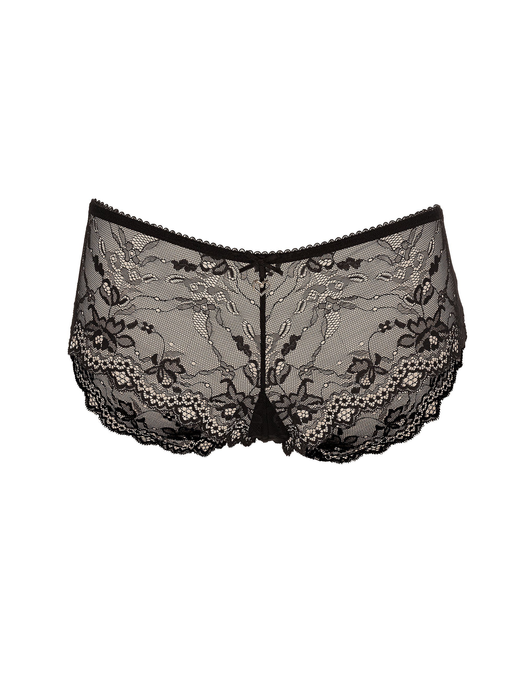 Umstandsslip EMMIE Schwangerenslip Spitze Schwarz Unterhose zum Stillen Stillslip