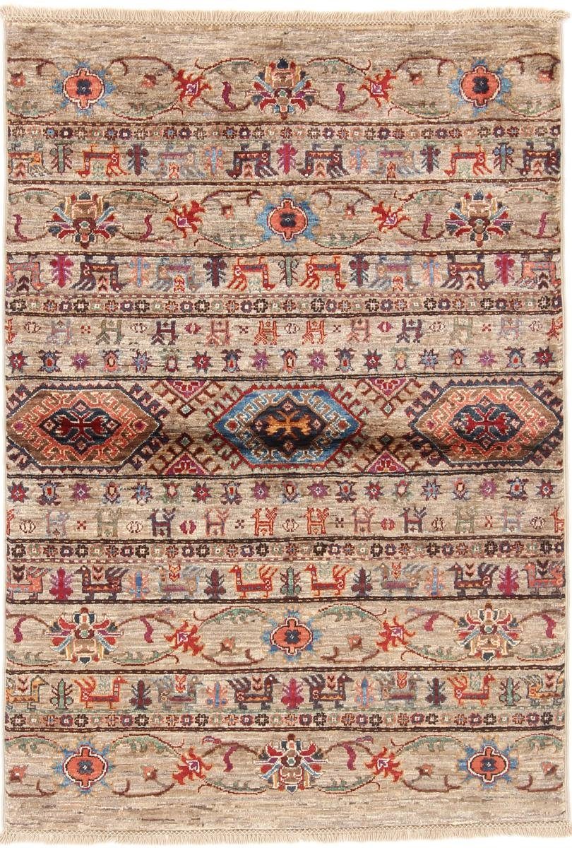 Orientteppich Arijana Shaal 86x124 Handgeknüpfter Orientteppich, Nain Trading, rechteckig, Höhe: 5 mm