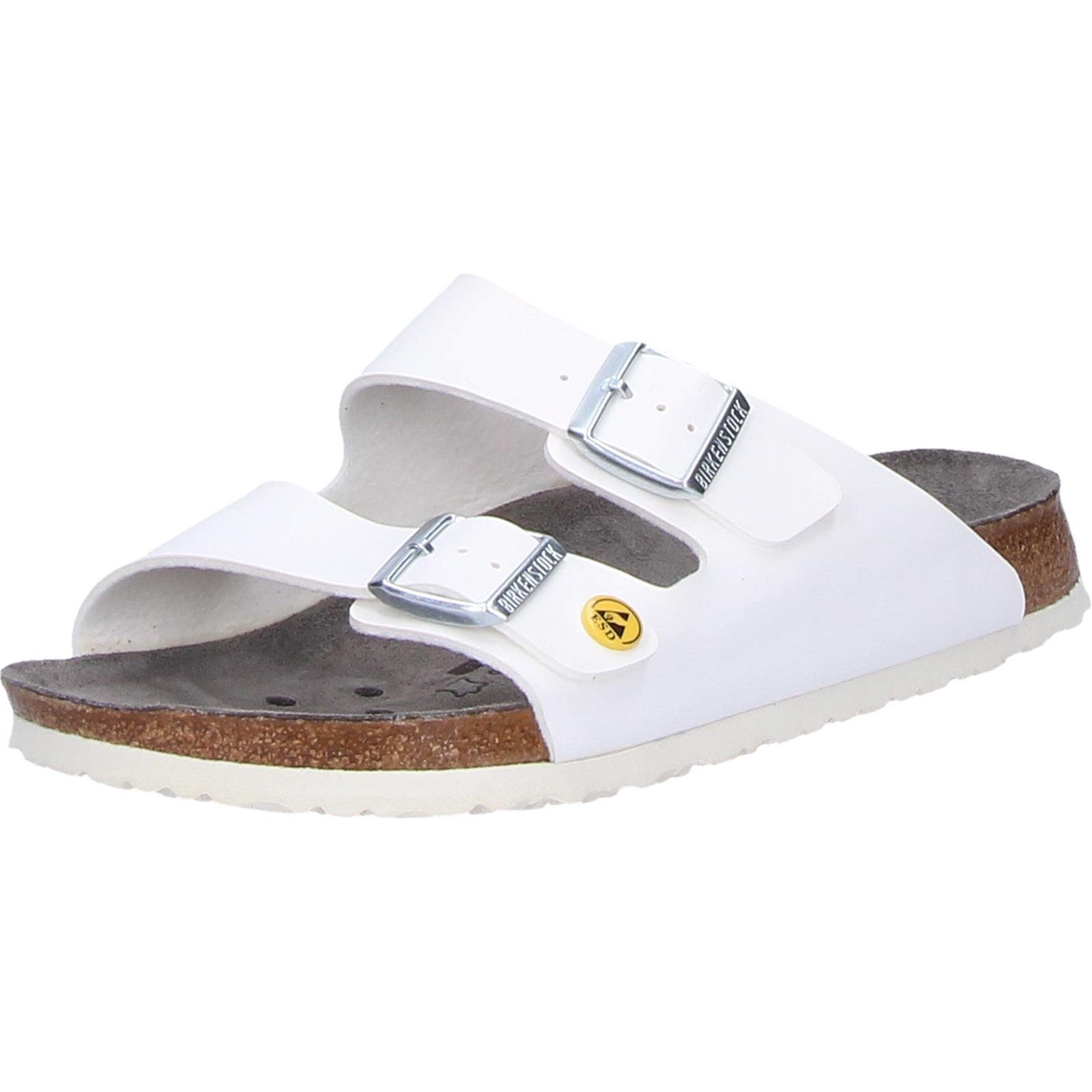 Birkenstock Professional Arizona ESD Pantolette weiß normale Weite Sandale