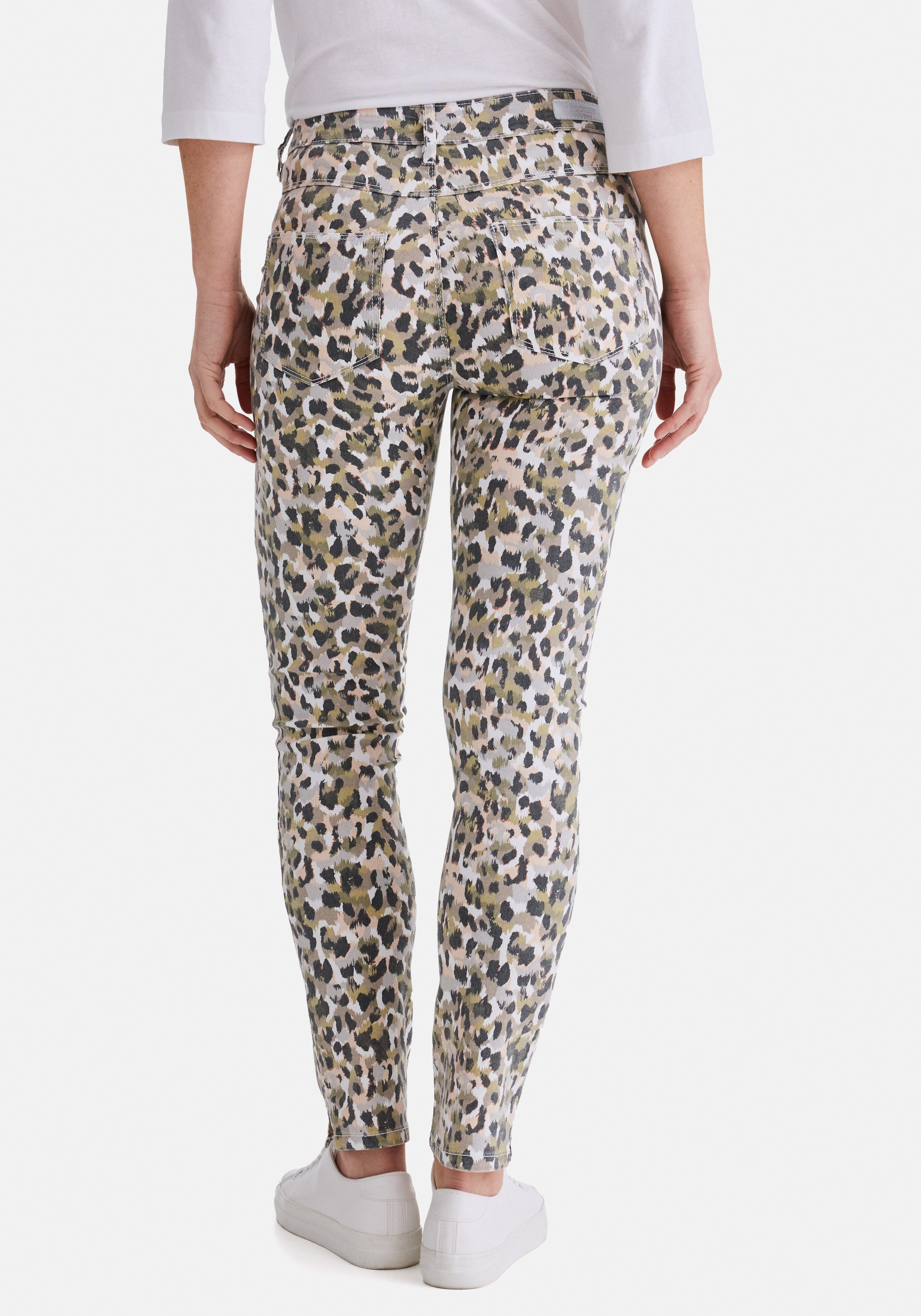 STOOKER WOMEN 5-Pocket-Jeans Florenz Season Slim Fit Jeans Slim Fit Casual Clean Wash Denim Jeans für Damen