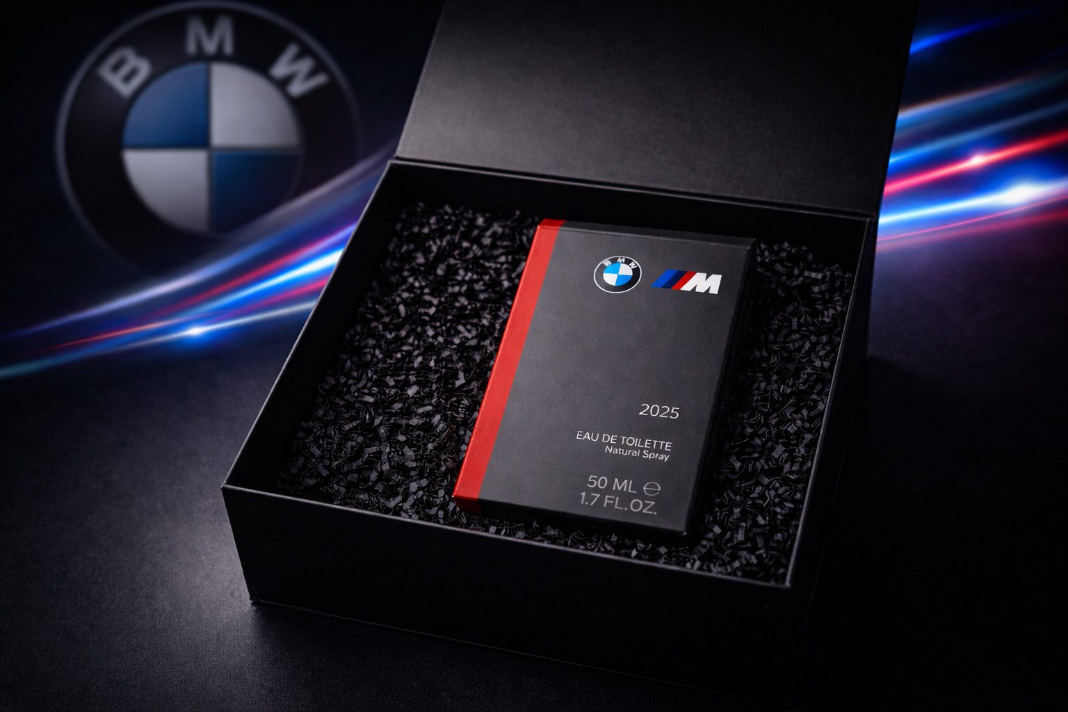 BMW Eau de Toilette Edle Geschenkbox BMW M Red 2025 50ml De Toilette Geschenidee, 1-tlg., BMW M 2025