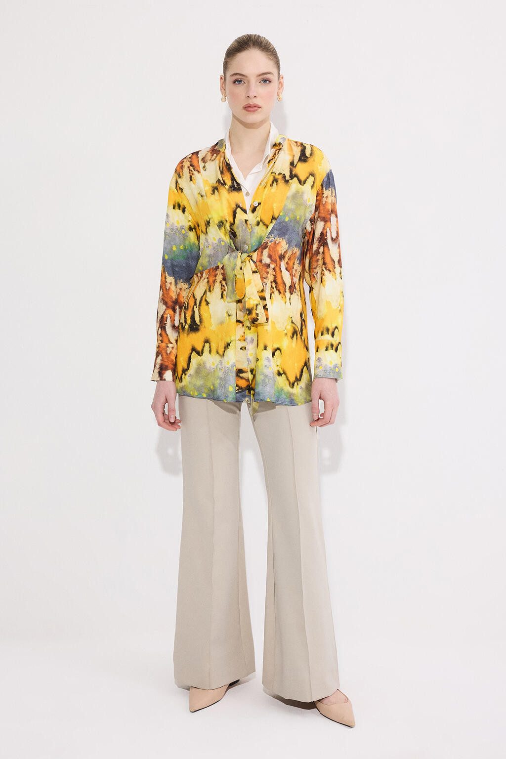 touche prive Tunikashirt GEMUSTERTE VISKOSE-TUNIKA