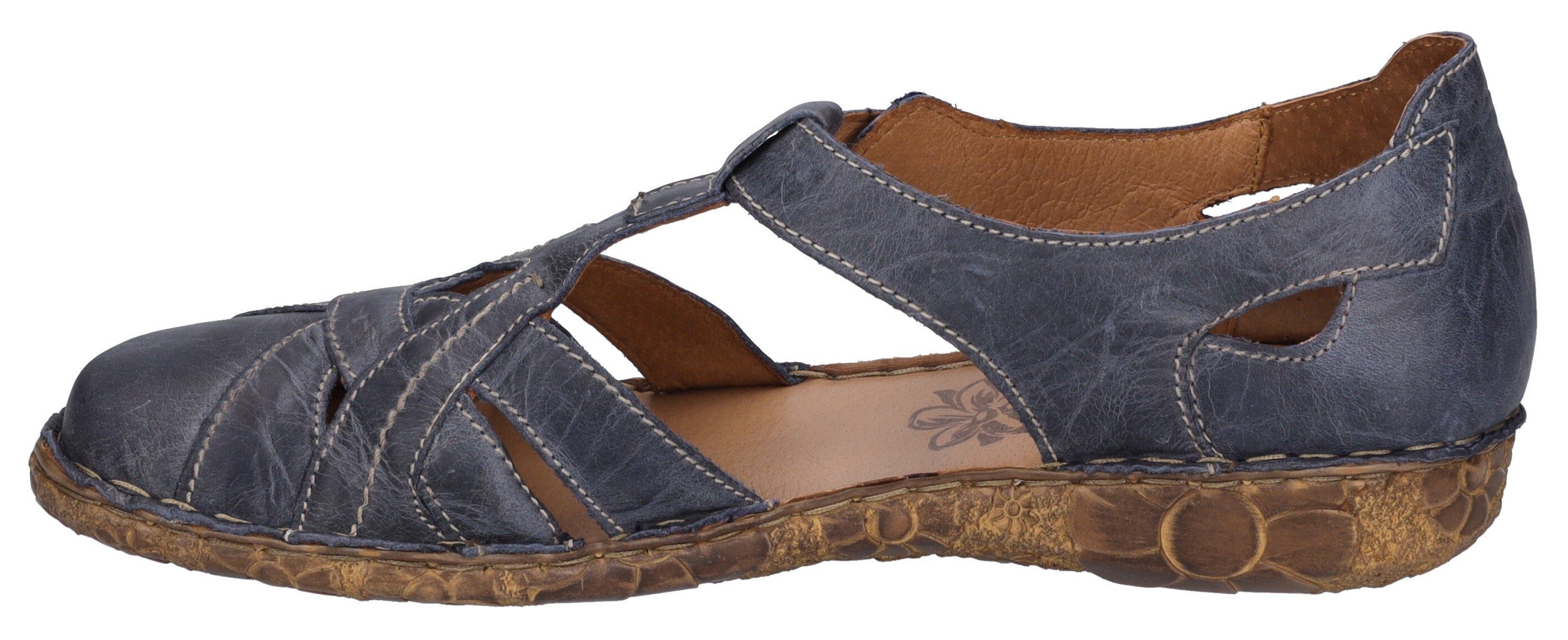 T-Spange ROSALIE mit modischer Josef Klettschuh jeansblau 29 Seibel