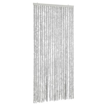 vidaXL Insektenschutz-Vorhang Fliegenvorhang Grau 56x200 cm Chenille