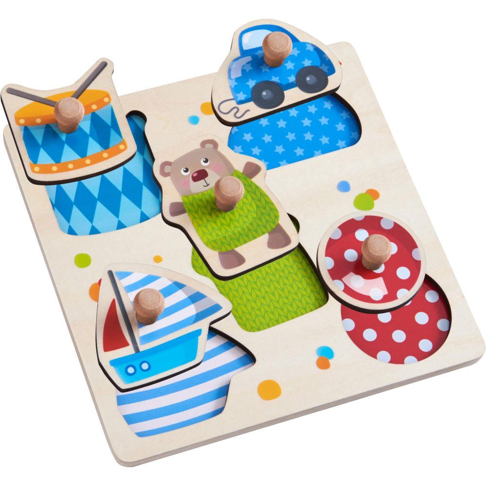 Haba Puzzle Greifpuzzle Spielsachen, 5 Puzzleteile