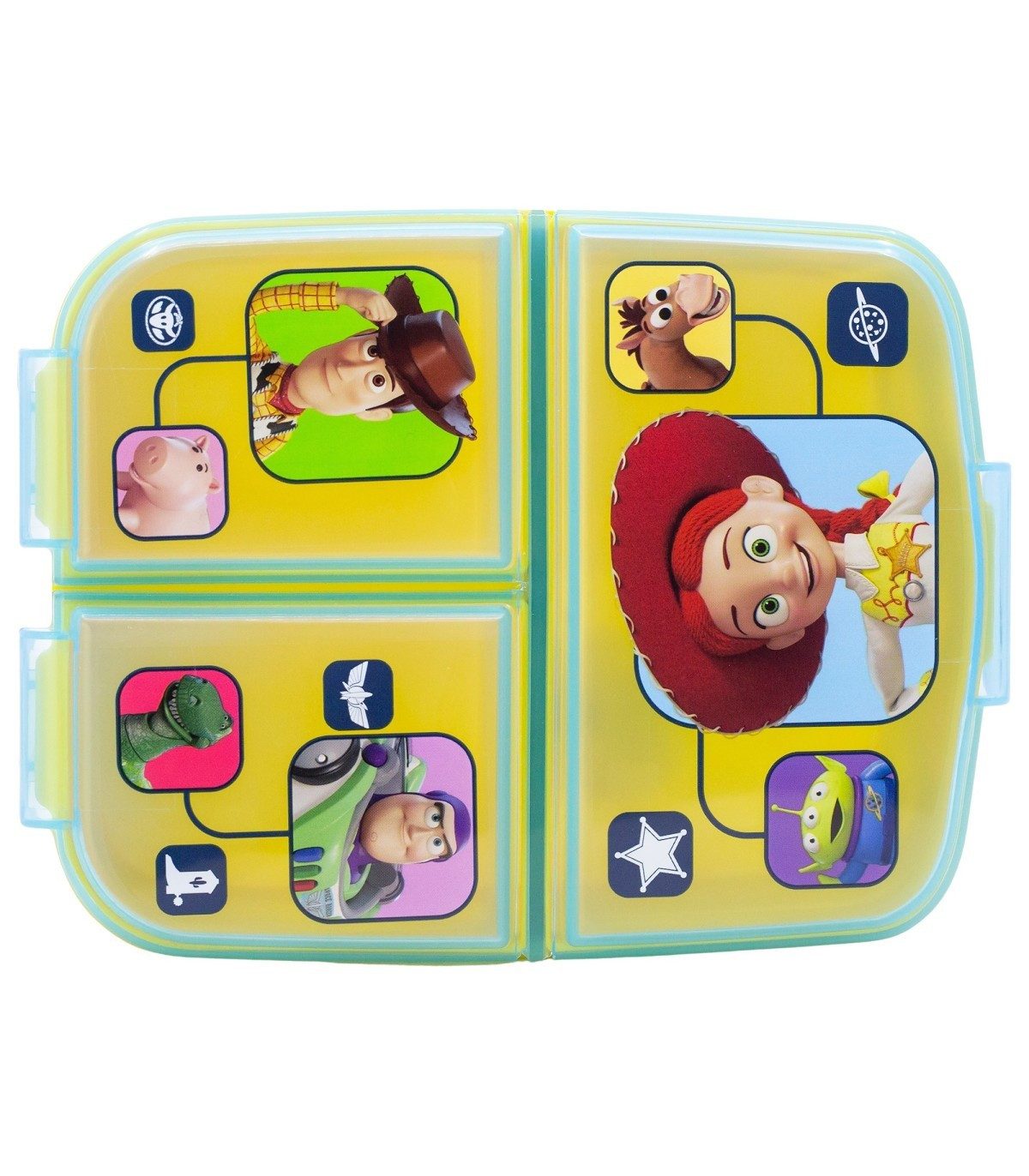 Disney Lunchbox Toy Story Lunchbox Kinder Brotdose mit 3 Fächern Pausenbox – Bild 4 von 4