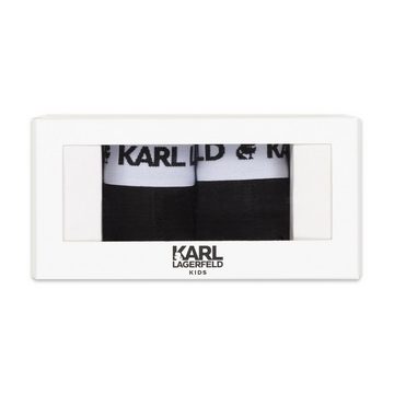 KARL LAGERFELD Boxershorts Karl Lagerfeld Boxershorts Trunks 2er Set schwarz Logo