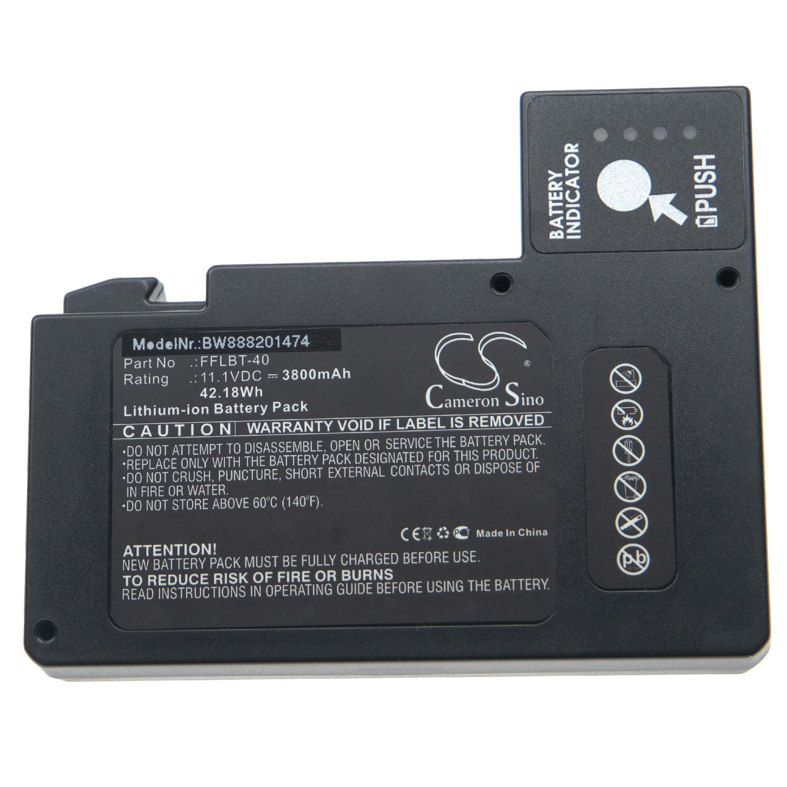 vhbw passend für INNO IFS-15H, IFS-15M, IFS-15M+, IFS-55, V12M, V4M, View Akku 3800 mAh