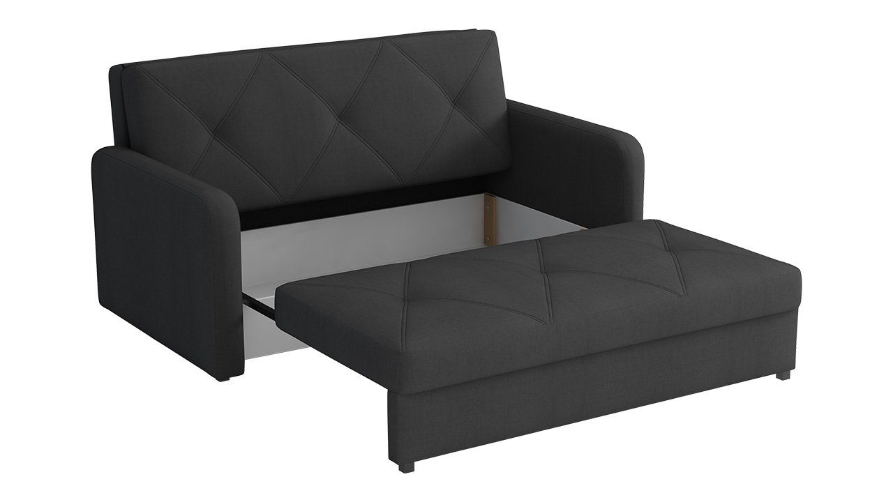 MIRJAN24 mit Sitzer Bettkasten Polstersofa 34 Schlafsofa inkl. III, 3 Sweet Schlaffunktion, Viva Sofagarnitur und Trinity Kissen,