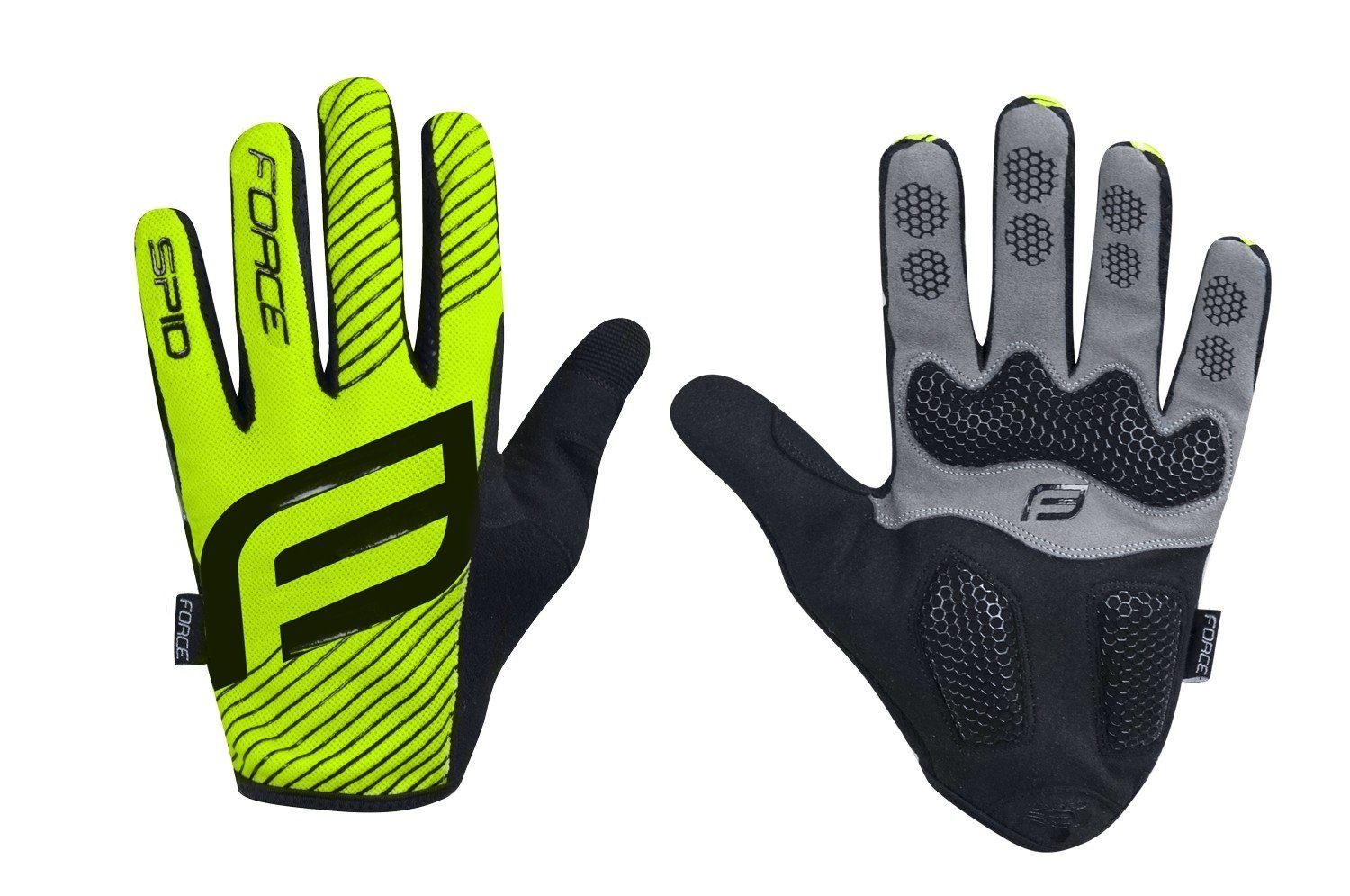 Fahrradhandschuhe Handschuhe Force MTB SPID 17 fluo *