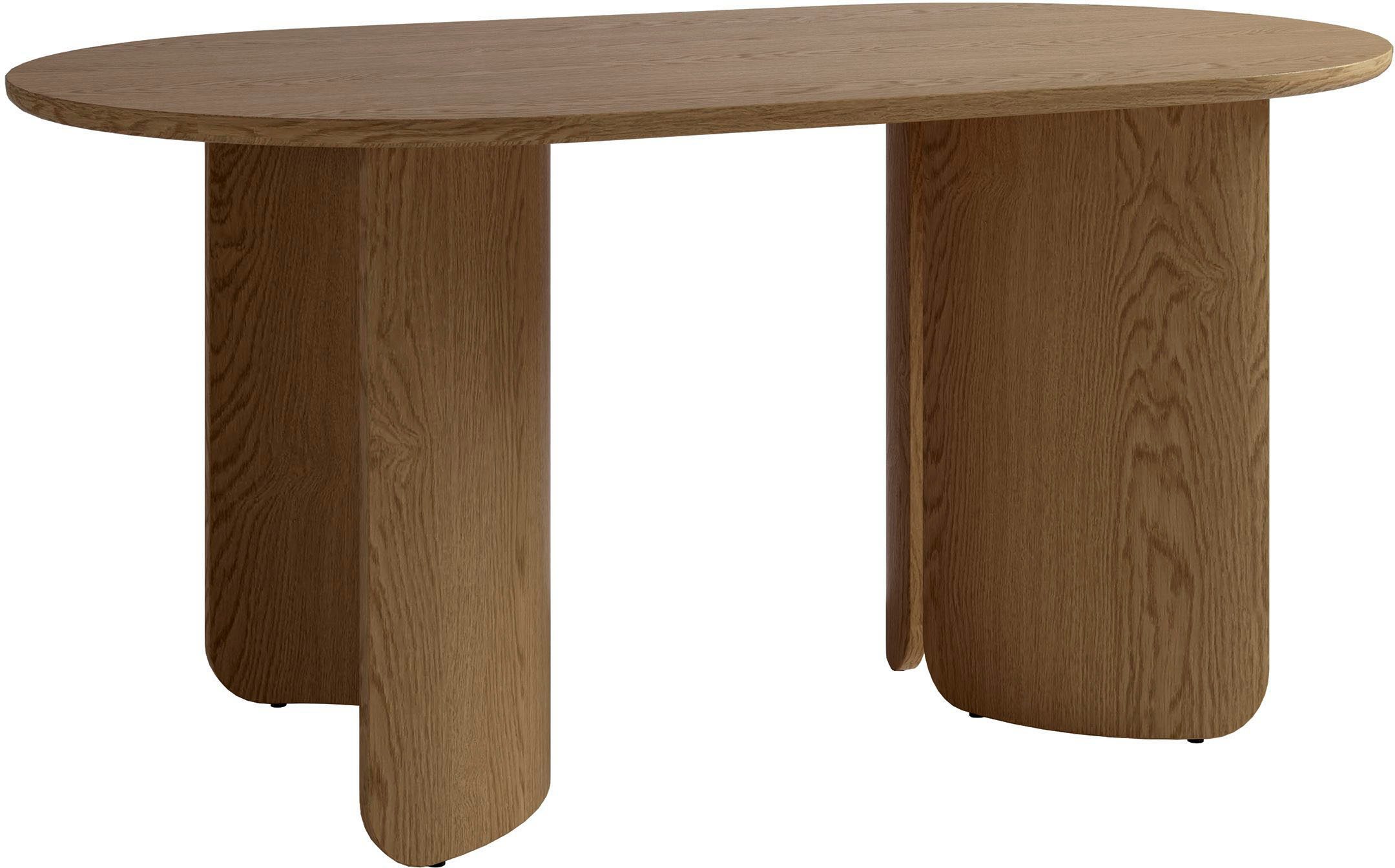 SCHÖNER WOHNEN-Kollektion Esstisch GRIMSTAD (1-St), in 160 cm oder 200 cm, mit variabel montierbarem Untergestell