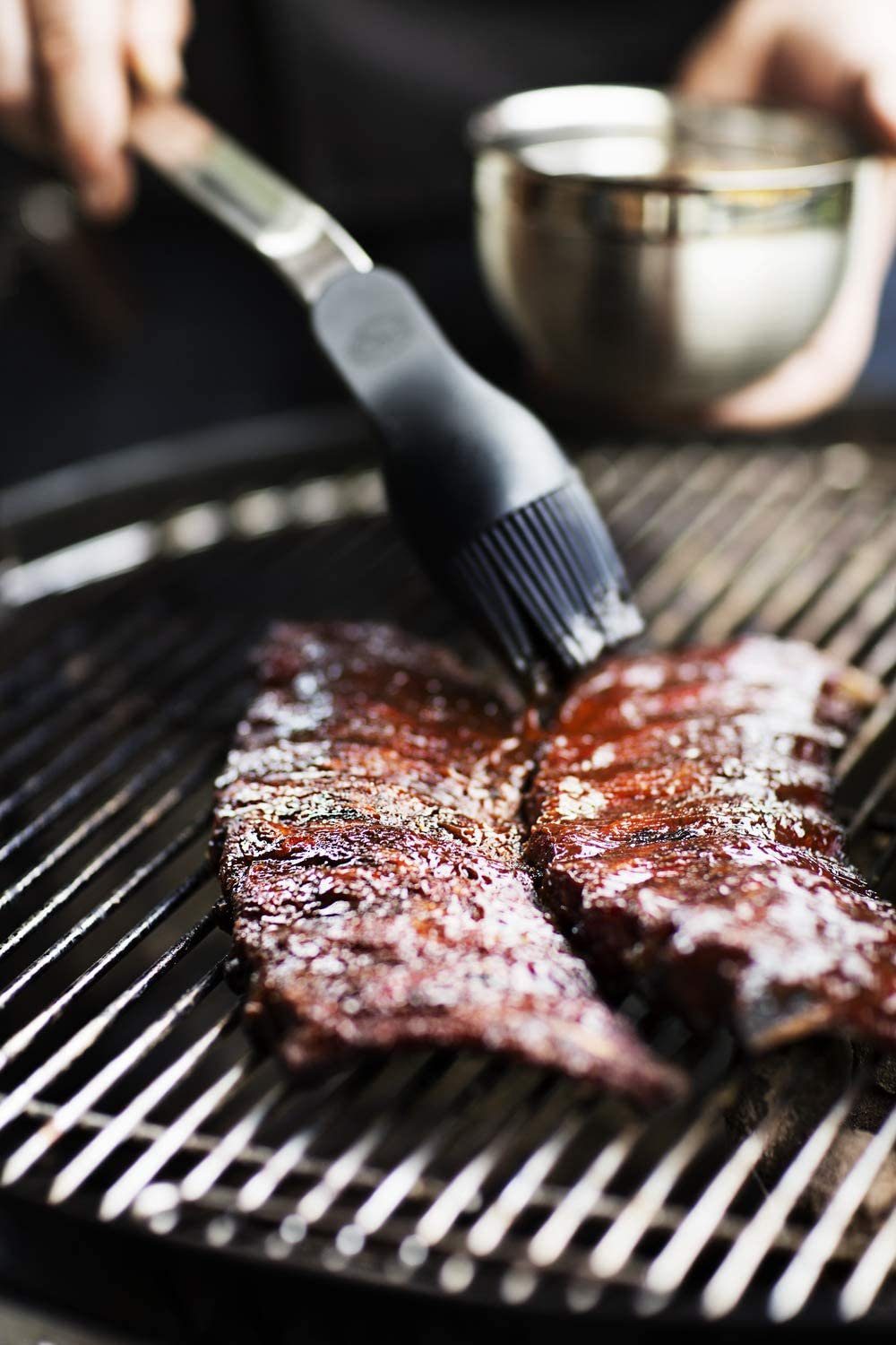 RÖSLE Küchenwender RÖSLE Ersatzpinselkopf für Barbecue Pinsel rund Silikon