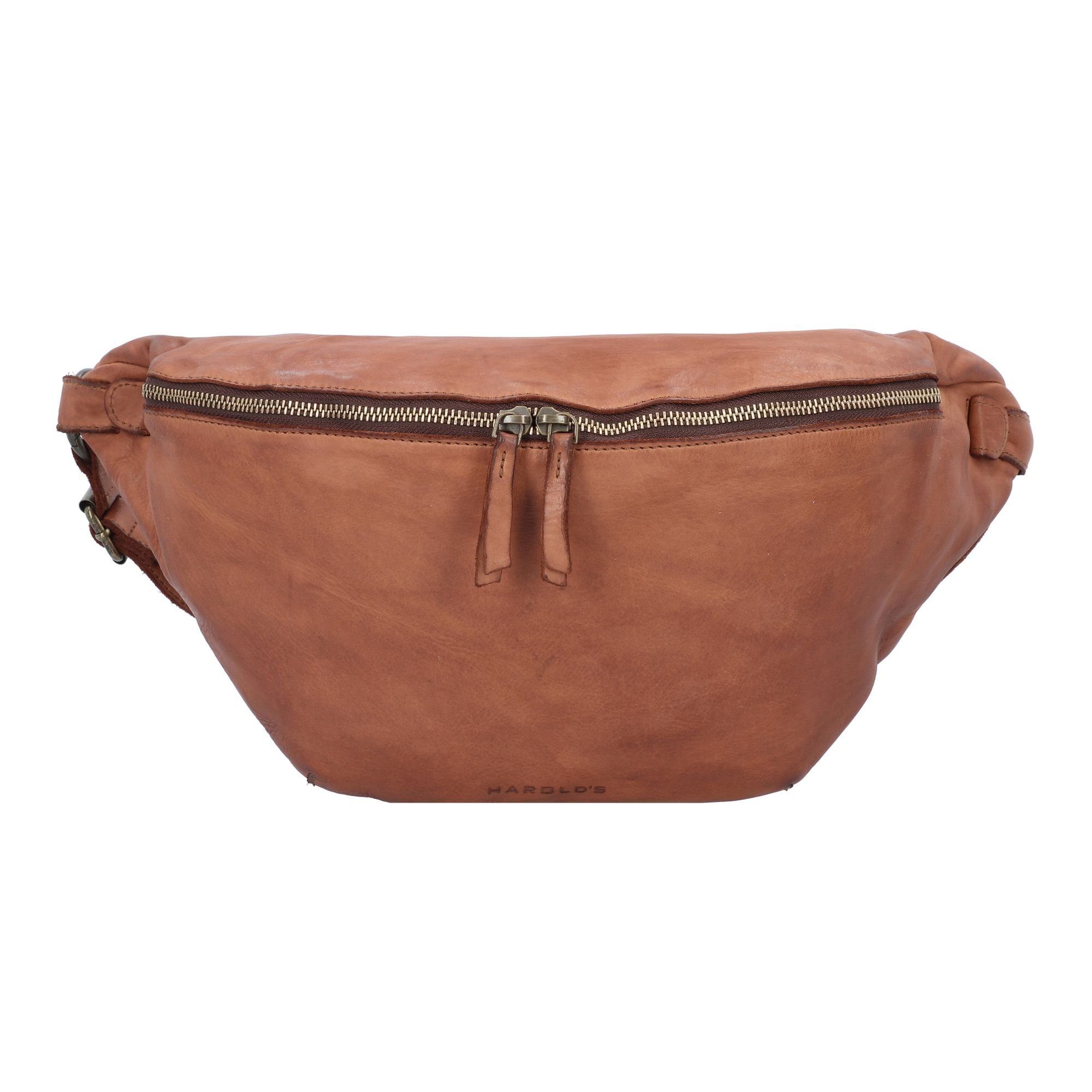 Harold's Gürteltasche Submarine, Leder cognac