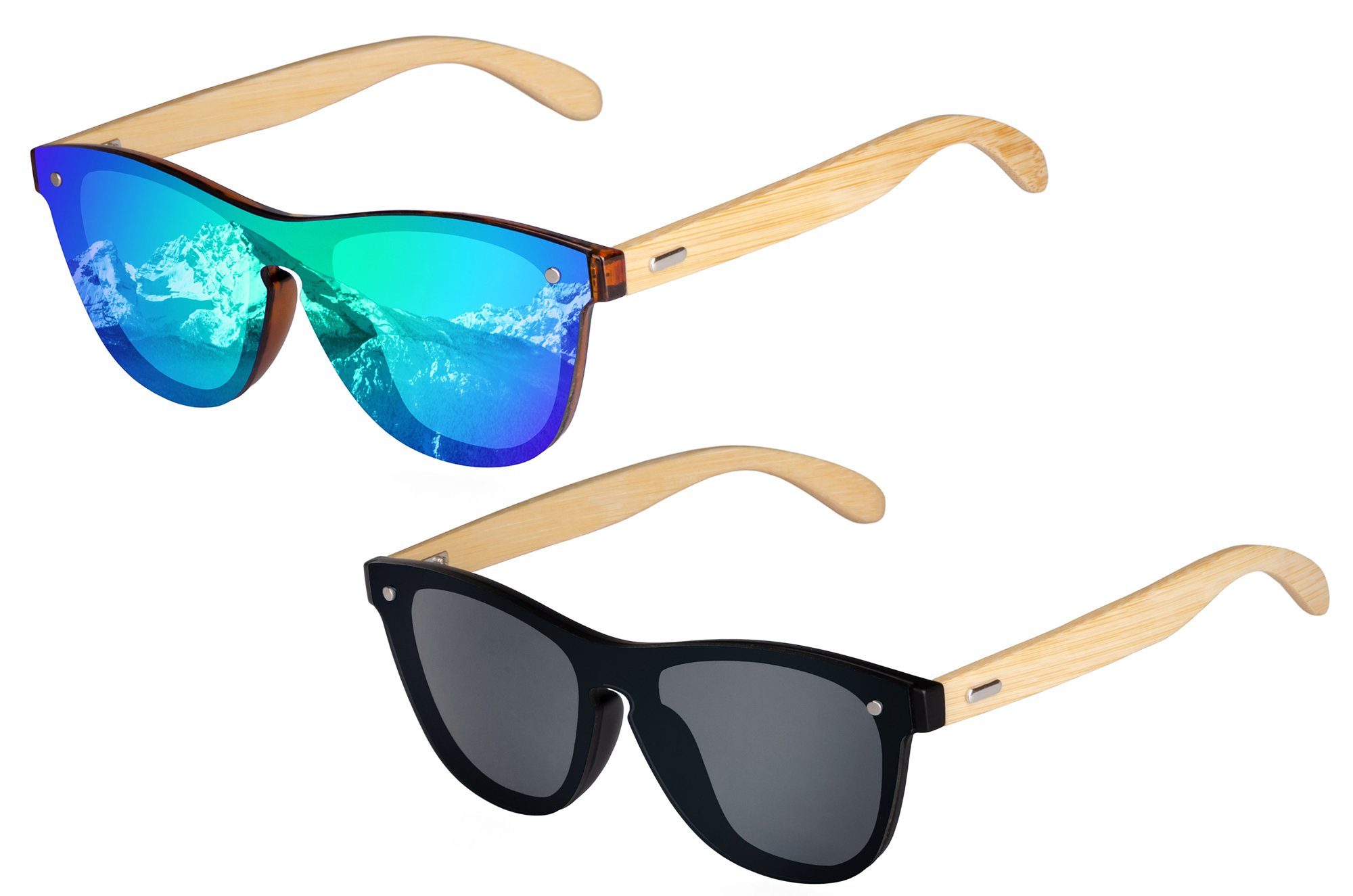 Sonnenbrille Shield Sonnenbrillen Doppelpack „Greg“