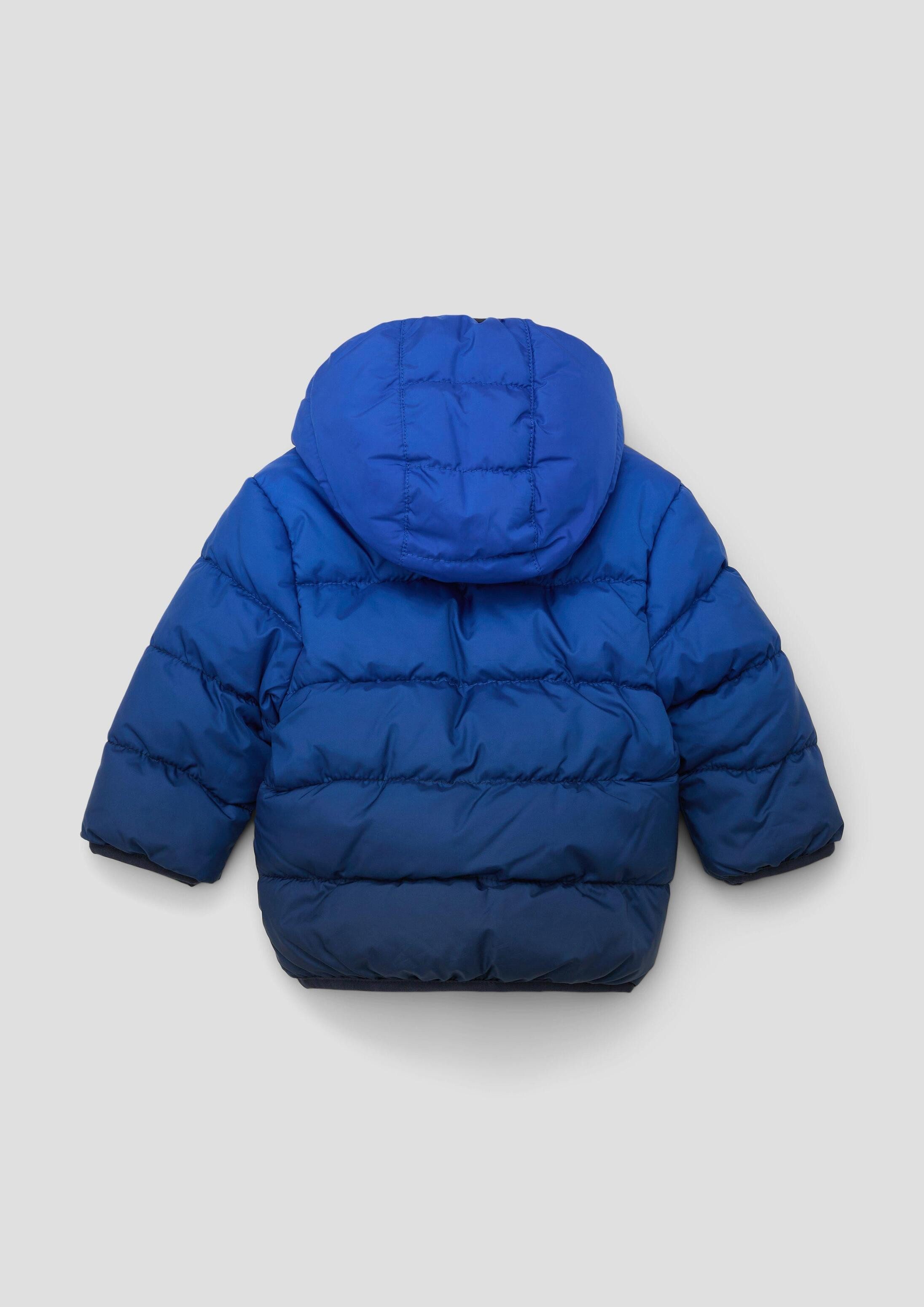 s.Oliver Winterjacke Outdoor-Jacke Steppjacke mit Teddyplüsch-Futter
