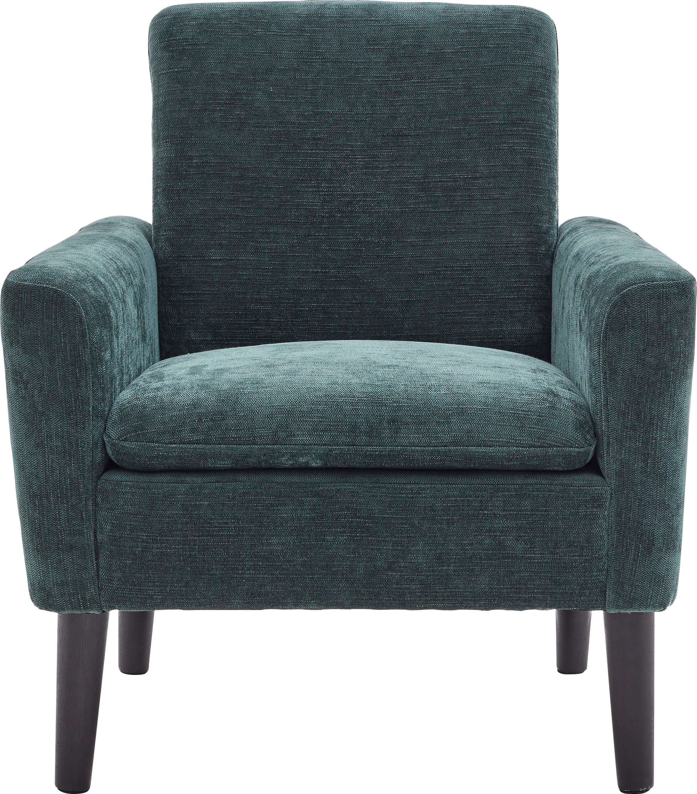 frei collection home grün im Chenille-Bezug, mit ATLANTIC Kimmy, Sitzkomfort hoher Raum Sessel stellbar,