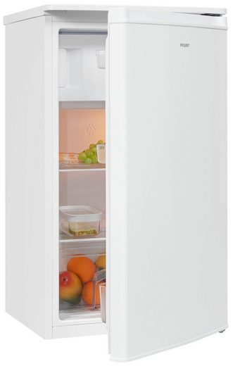 exquisit Kühlschrank KS117-3-040E weiss, 85 cm hoch, 48 cm breit, platzsparend und effizient, ideal für den kleinen Haushalt