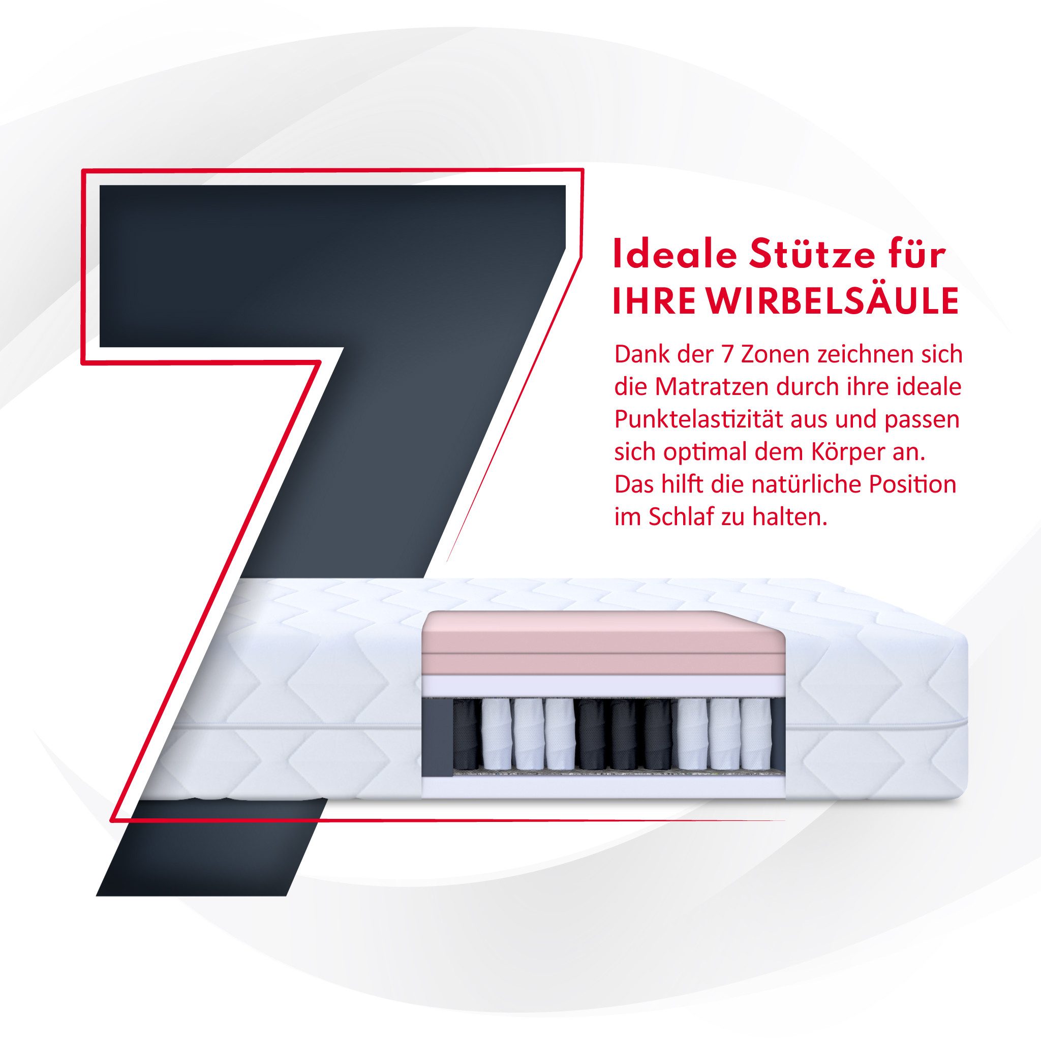 Taschenfederkernmatratze MEMORYDUO 90x200, 140x200, 180x200 cm & weitere Gr günstig online kaufen