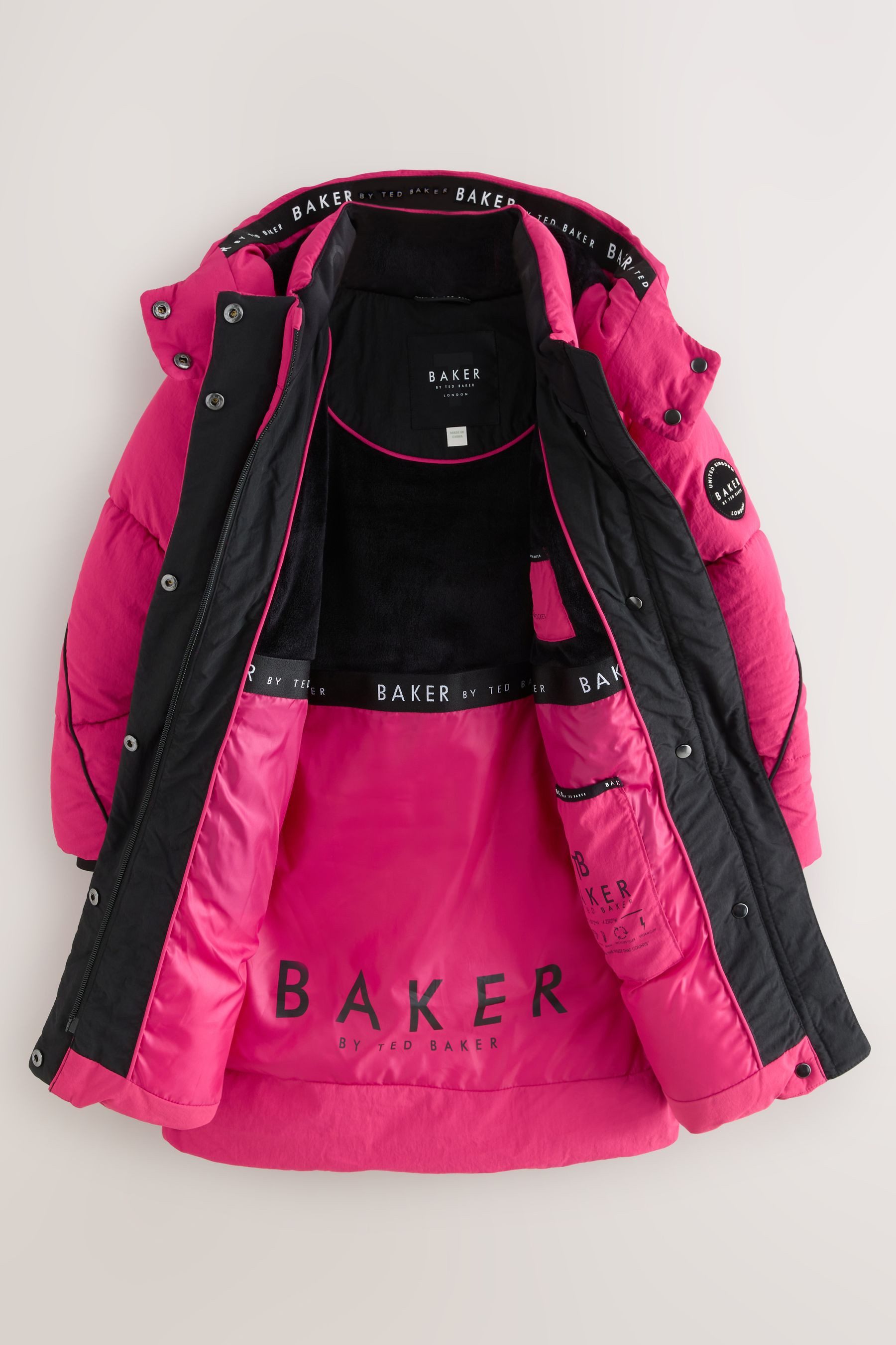 Baker by Ted Baker Steppmantel Baker by Ted Baker Langer Steppmantel (1-tlg)