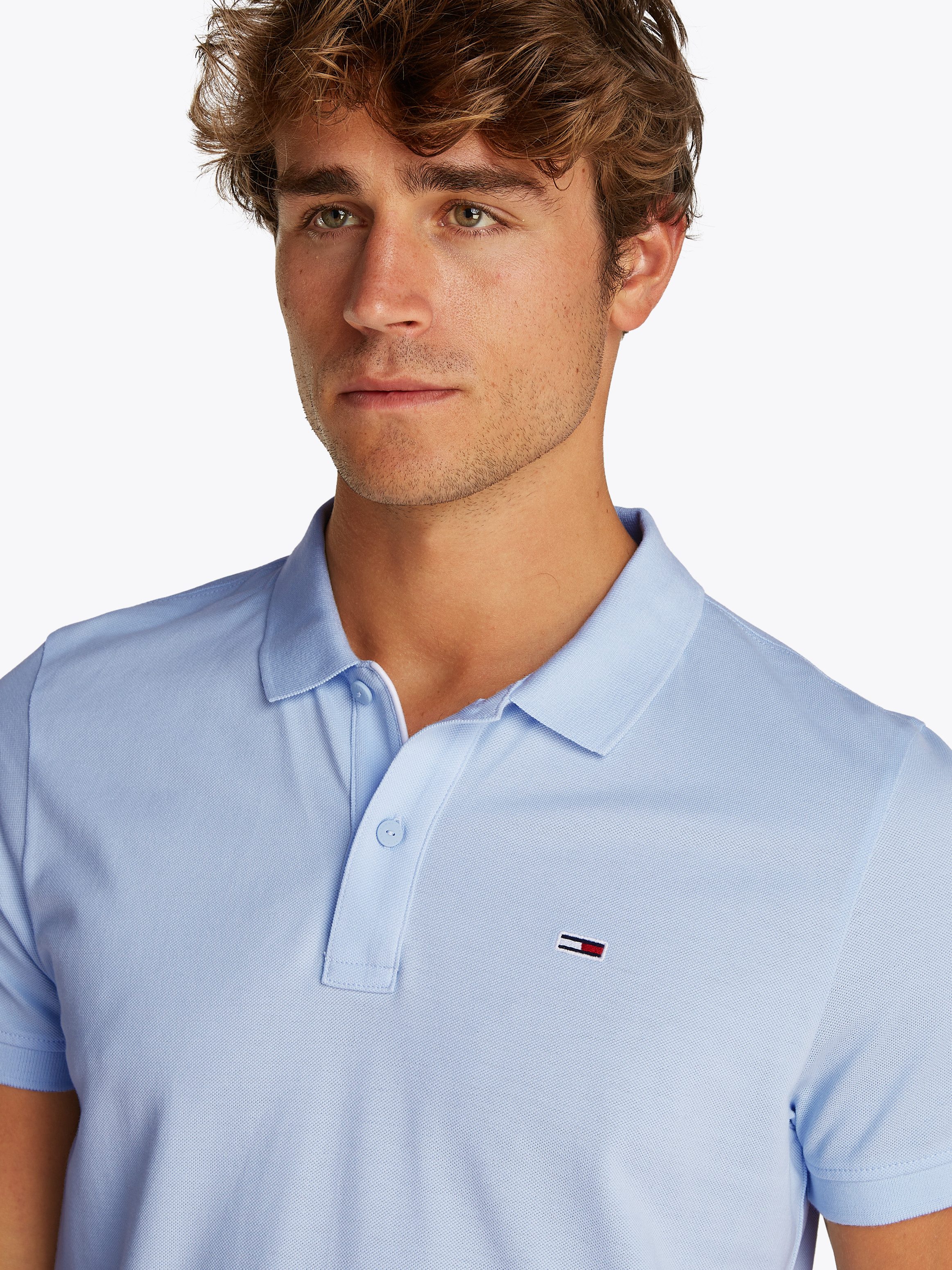 Tommy Jeans Poloshirt TJM SLIM PLACKET günstig online kaufen