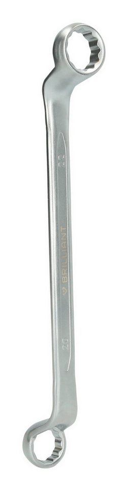 Thumbnail - Brilliant Tools Ringschlüssel, Doppel, gekröpft, 20 x 22 mm