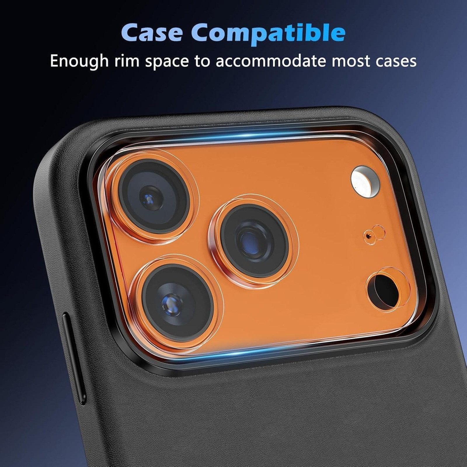 Protectorking Kameraschutzglas Kameraschutz HD klar Tempered 9H Panzerglas Linse Kamerafolie für iPhone 17 Pro Max, 1 Stück, Kameraschutz, Linsenschutz, Objekti – Bild 3 von 5