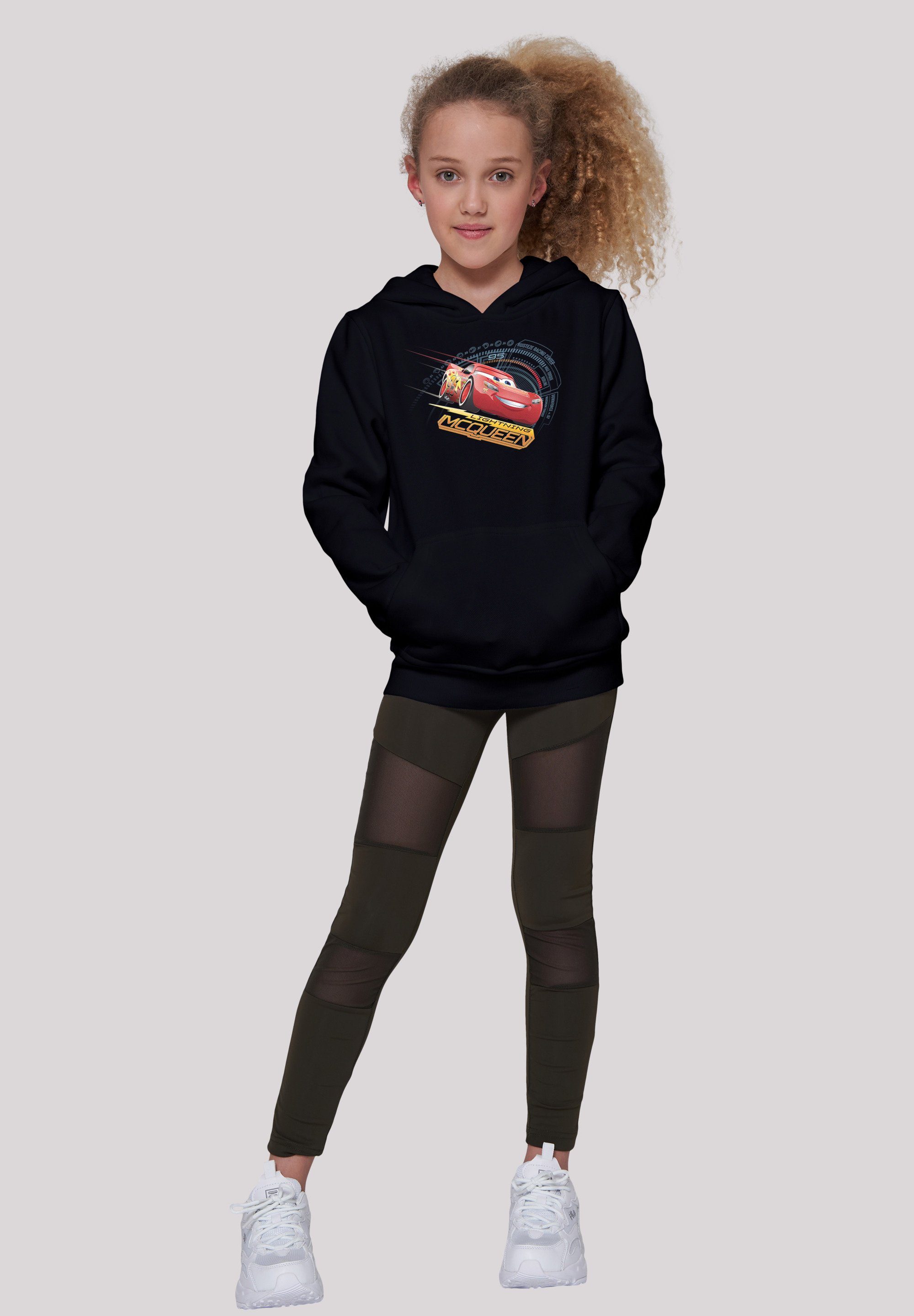 F4NT4STIC Sweatshirt Disney Cars McQueen Lightning schwarz Kinder,Premium Unisex Merch,Jungen,Mädchen,Bedruckt