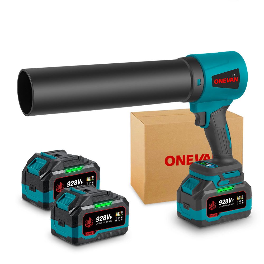 ONEVAN Akku-Gebläse Turbo Laubbläser Akku – 648 km/h & 60.000 U/min, Mit 2x günstig online kaufen