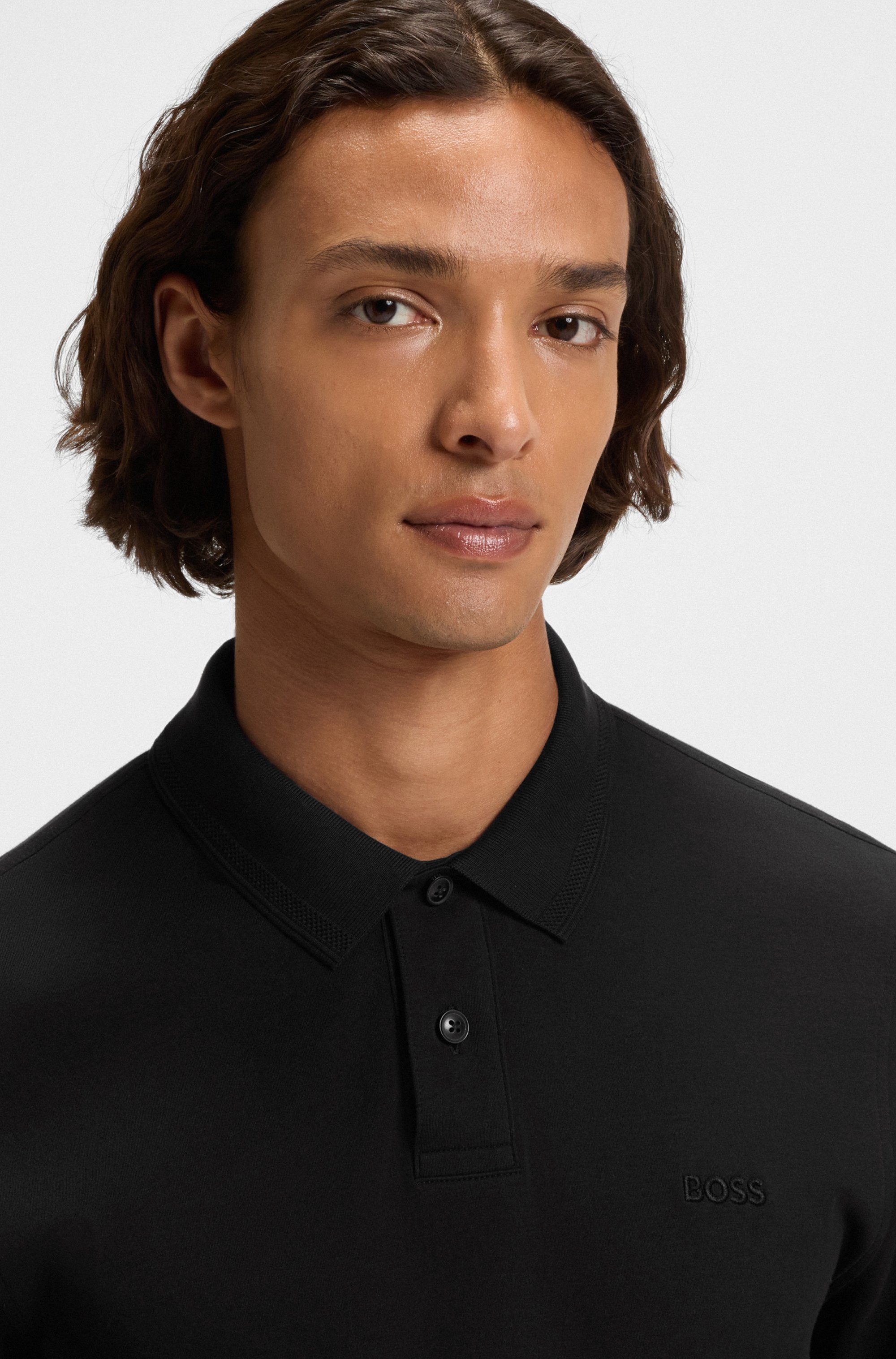 BOSS ORANGE Poloshirt Pe mit Polokragen günstig online kaufen