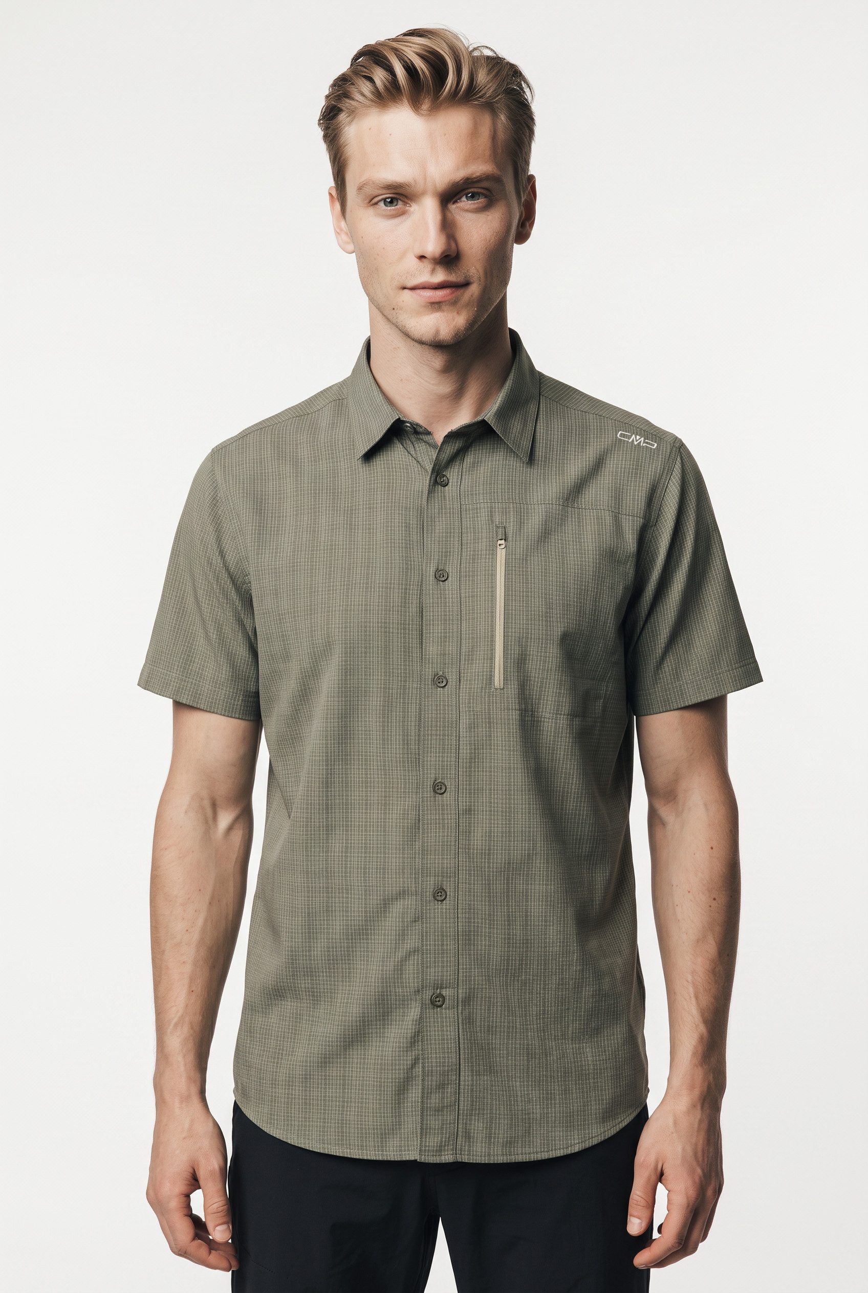 CMP Funktionshemd sportlicher Stil, aus Polyester, pflegeleicht, Kurzarm-Design
