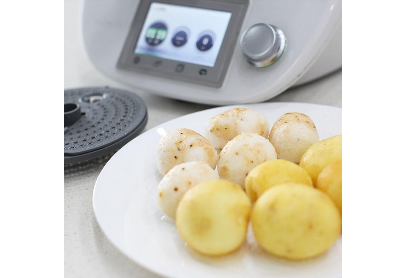 Thumbnail - BlingBin Küchenmaschinen-Adapter Kartoffelschäler-Aufsatz für Thermomix TM5 TM31 für TM6, Zubehör für Gemüse für Thermom...