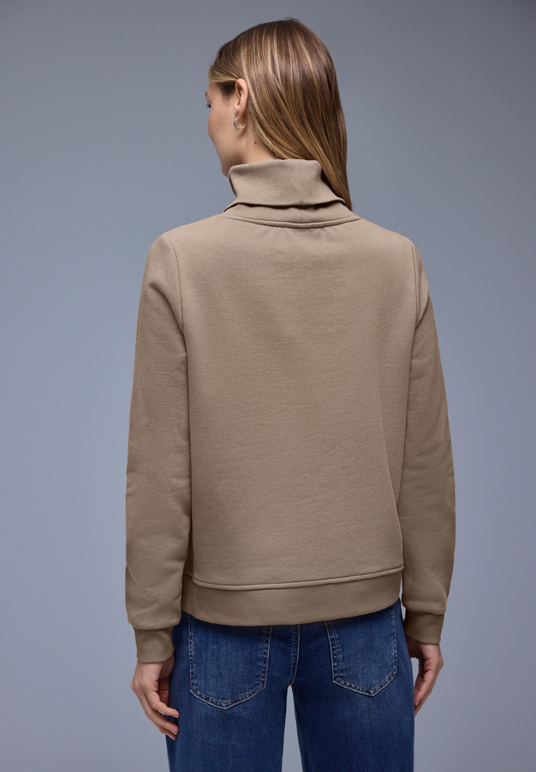 STREET ONE Sweater mit Stehkragen