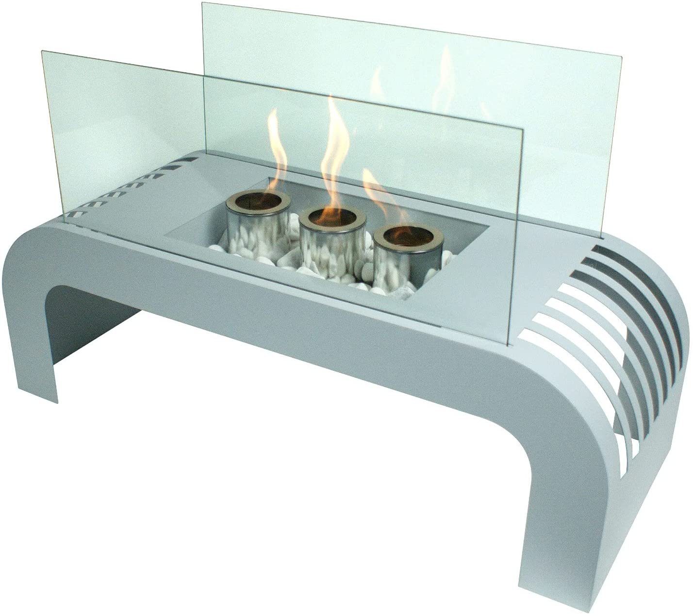 Kaminbau Mierzwa Echtfeuer-Dekokamin Sorrento & Pompei (Premium), Tischkamin, Gelkamin, Ethanolkamin