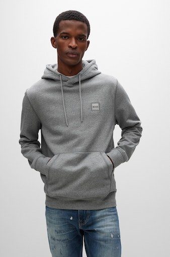 BOSS ORANGE Sweatshirt Wetalk mit Kordel Light/Pastel_Grey_057