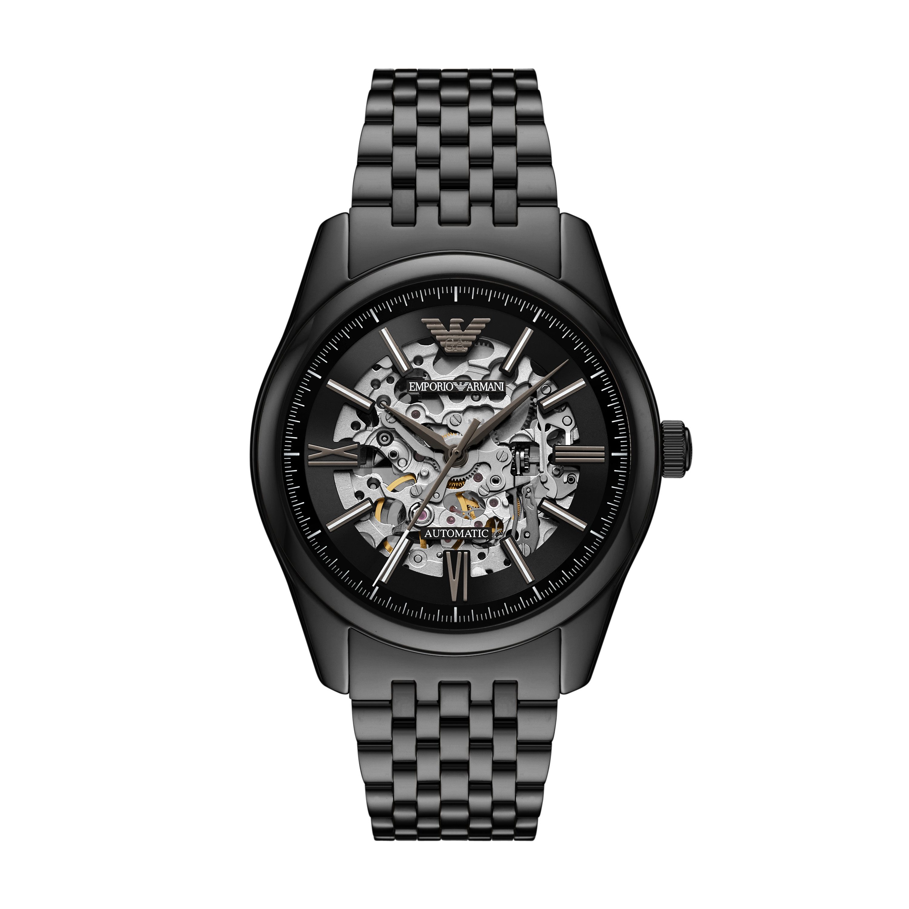 Emporio Armani Automatikuhr AR60093, Armbanduhr, Herrenuhr, Mechanische Uhr günstig online kaufen