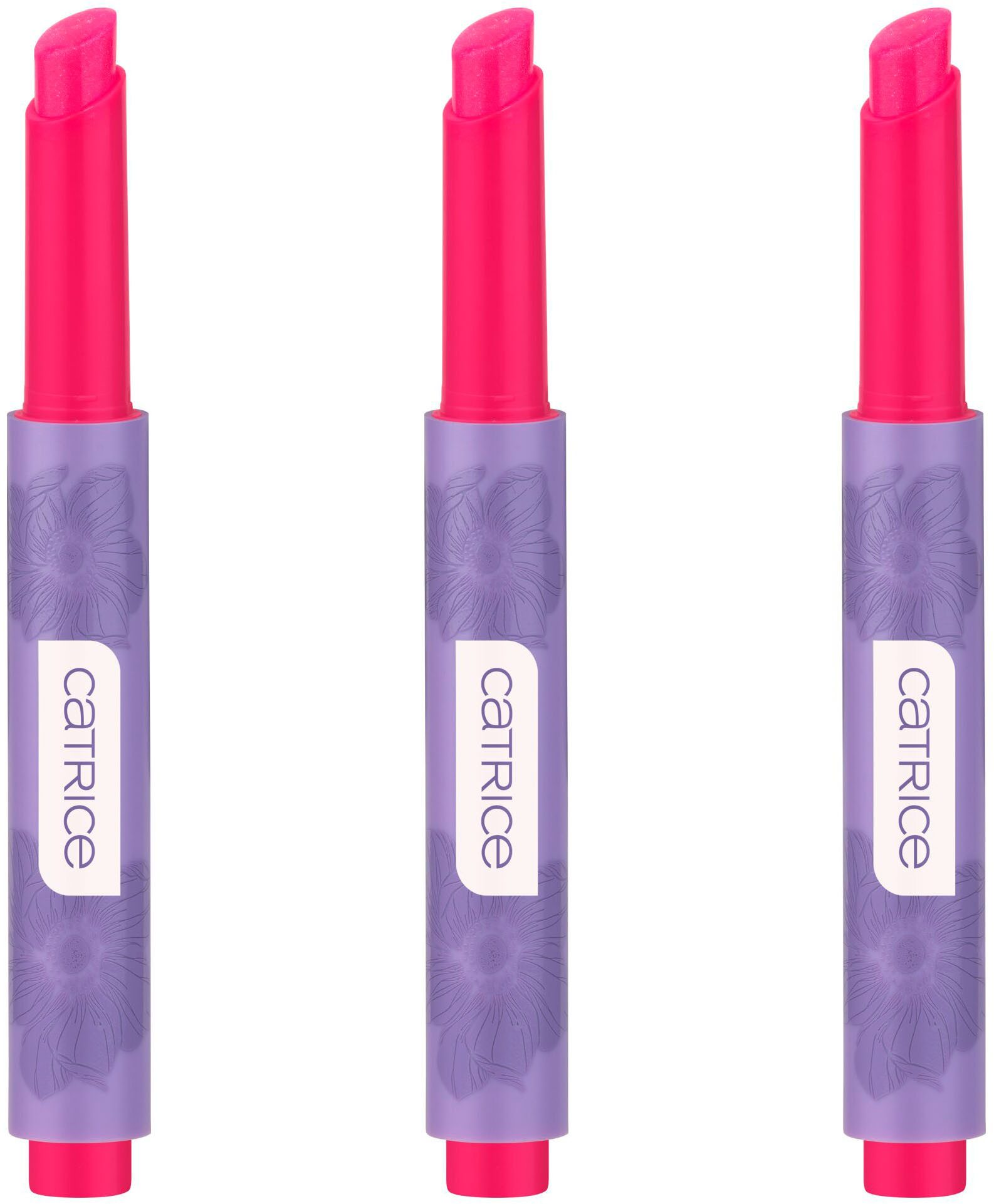 Catrice Lippenstift SPRING AWAKENING Lip Perfector, 3-tlg., Butterweiche Textur, aufpolsternder Effekt, schimmerndes Finish.